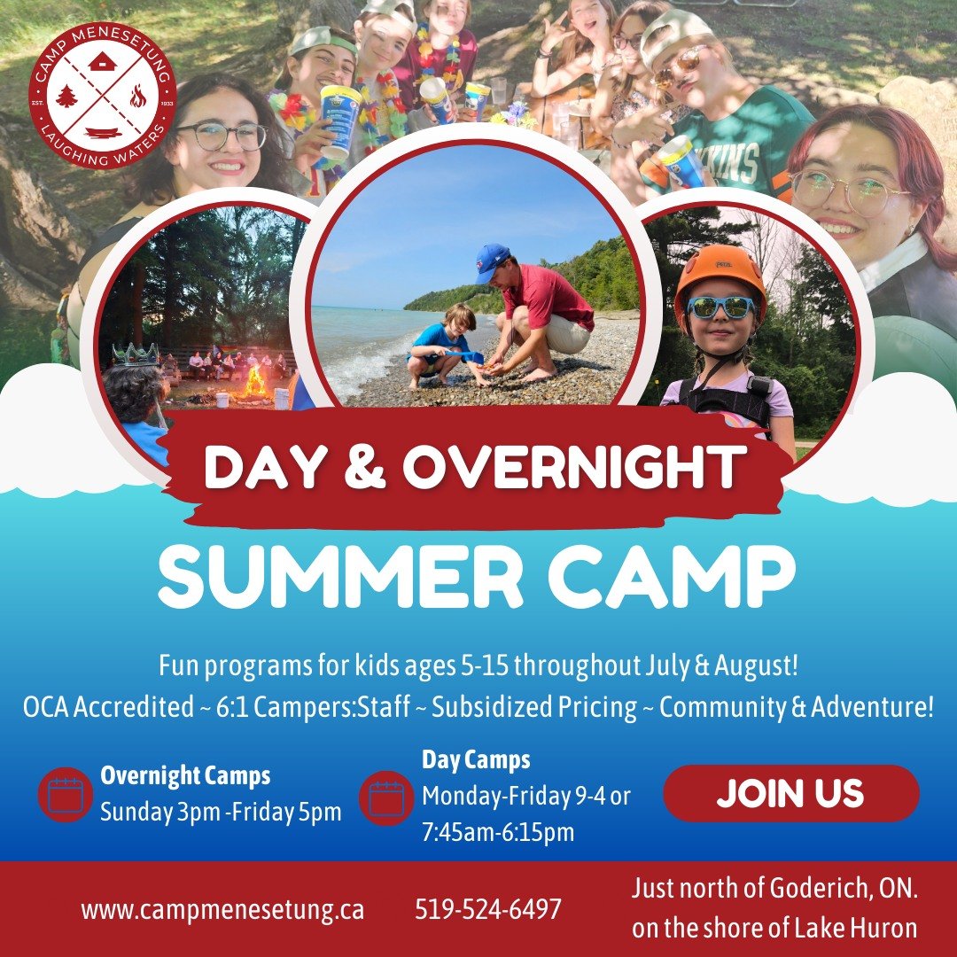 ☀️Summer Camp Registration is OPEN!
🕶 Leader in Training 😎 Classic Overnight Camp 🏕 Outtrip Specialty Camp 🏳️&zwj;🌈Pride Week 🛶Teen Week 🌱Beginners Week ⚽️Day Camp and 🏹Bridge Camp!

REGISTER TODAY! ➡️www.campmenesetung.ca/summercamp

#campme