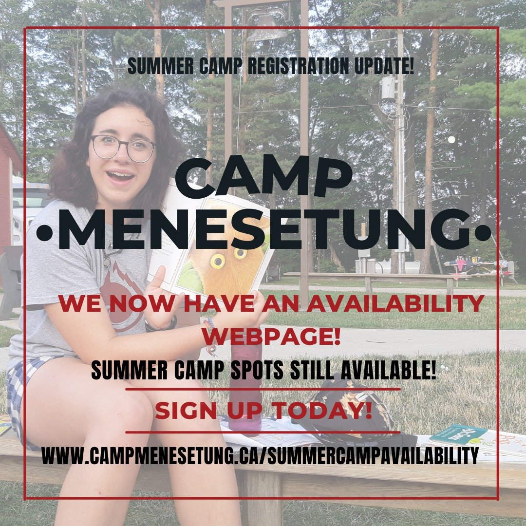 Check it out! Spots still available! 
www.campmenesetung.ca/summercampavailability

Take advantage of our early bird pricing by registering before April 30th!