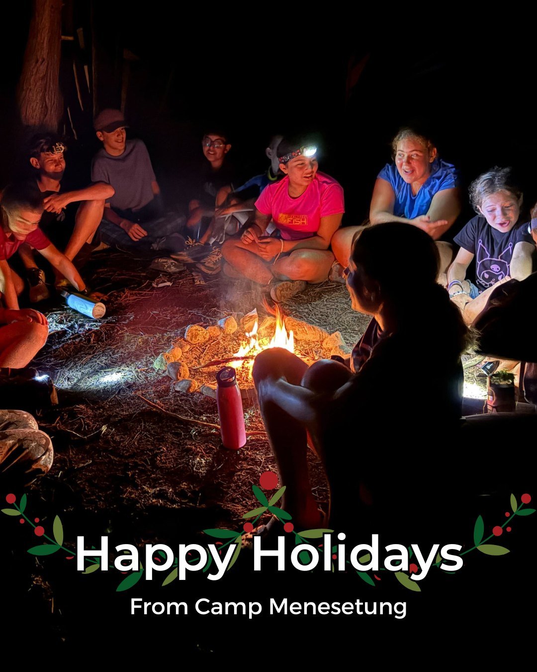 To our camp community: we're thinking of you this holiday season and all the great times we have shared. Sending lots of love, joy and warmth your way &mdash; hopefully we'll be back around the campfire soon 🏕🎄