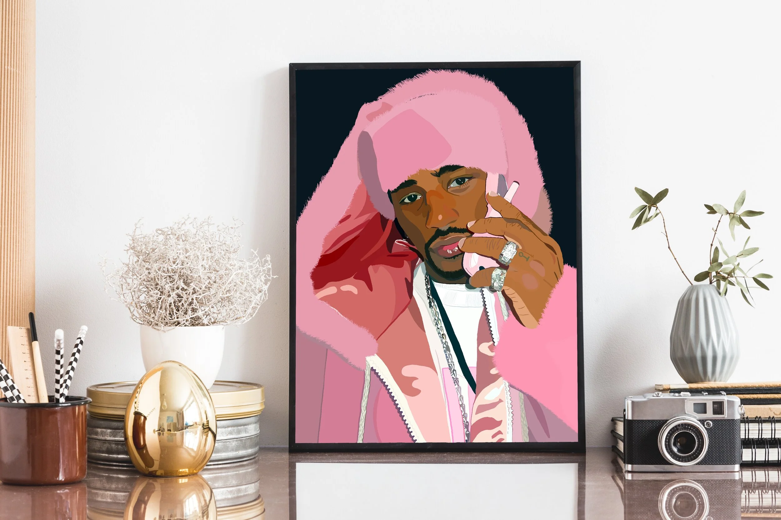 Pink In Full Print