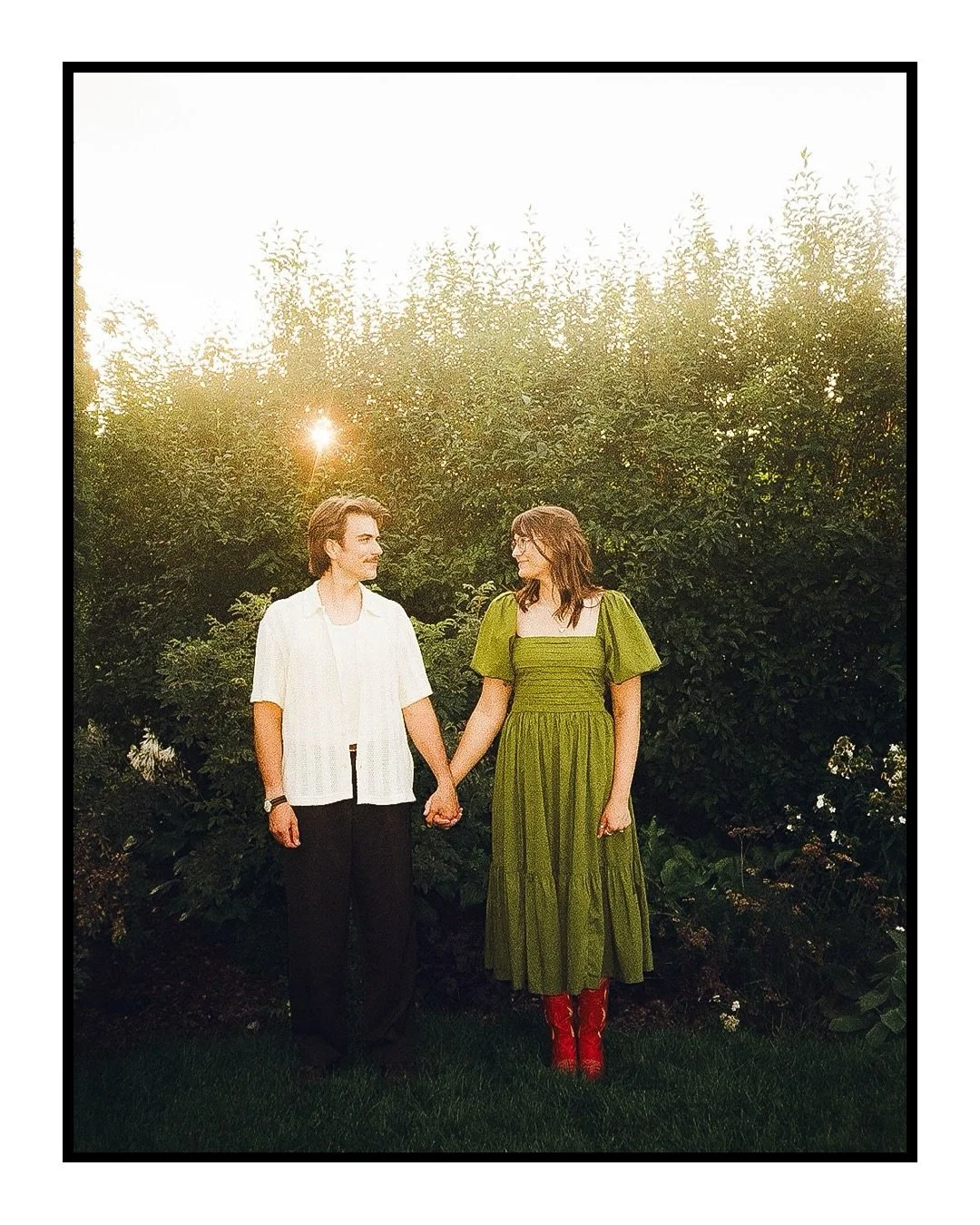 Erin and Brian wanted something casual, fun and filmy for their engagement session and that&rsquo;s exactly what we did! swipe for Erin&rsquo;s perfect cartwheel form. mix of film and digital!!