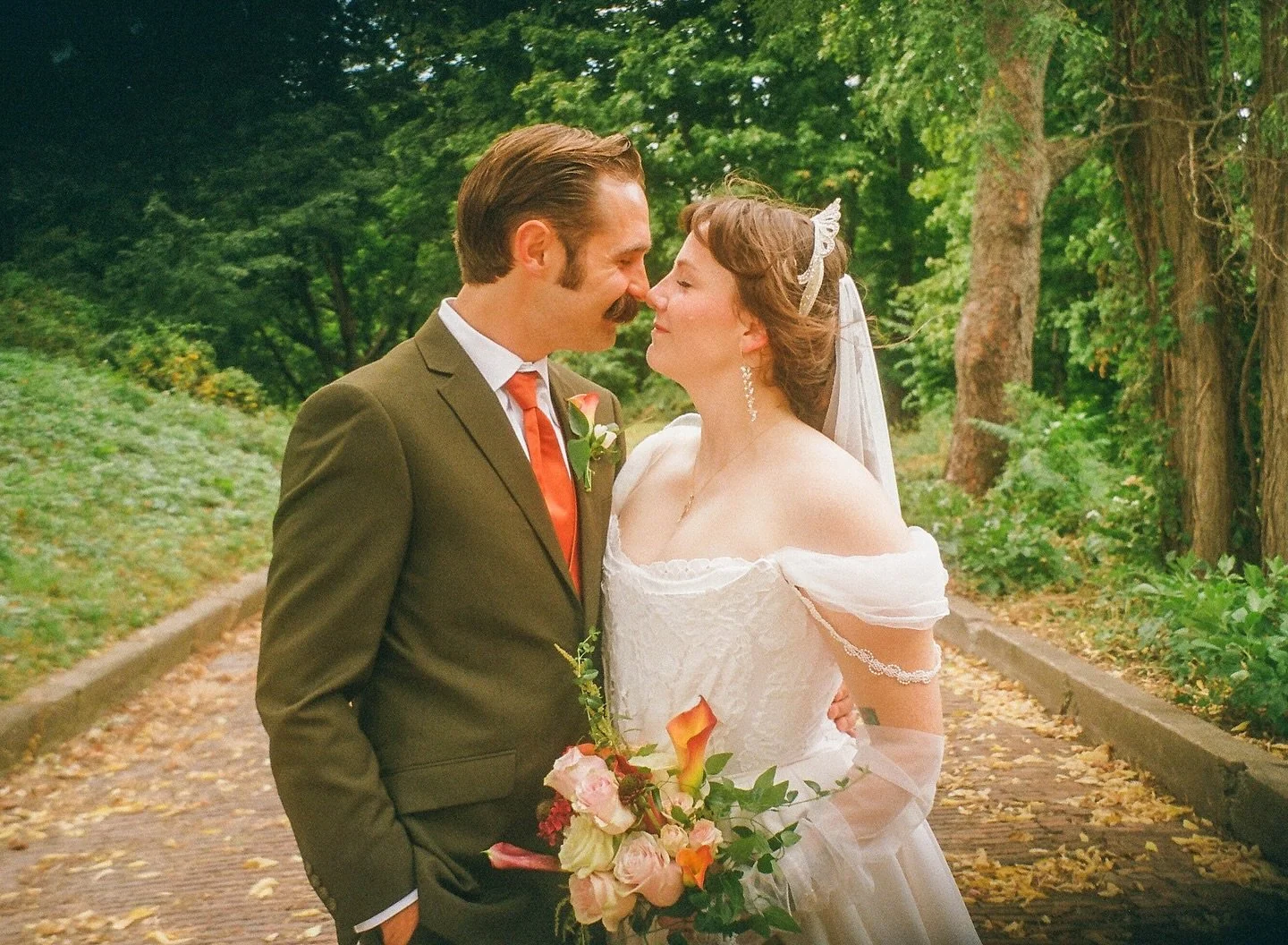 Marina and Tanner in September on film