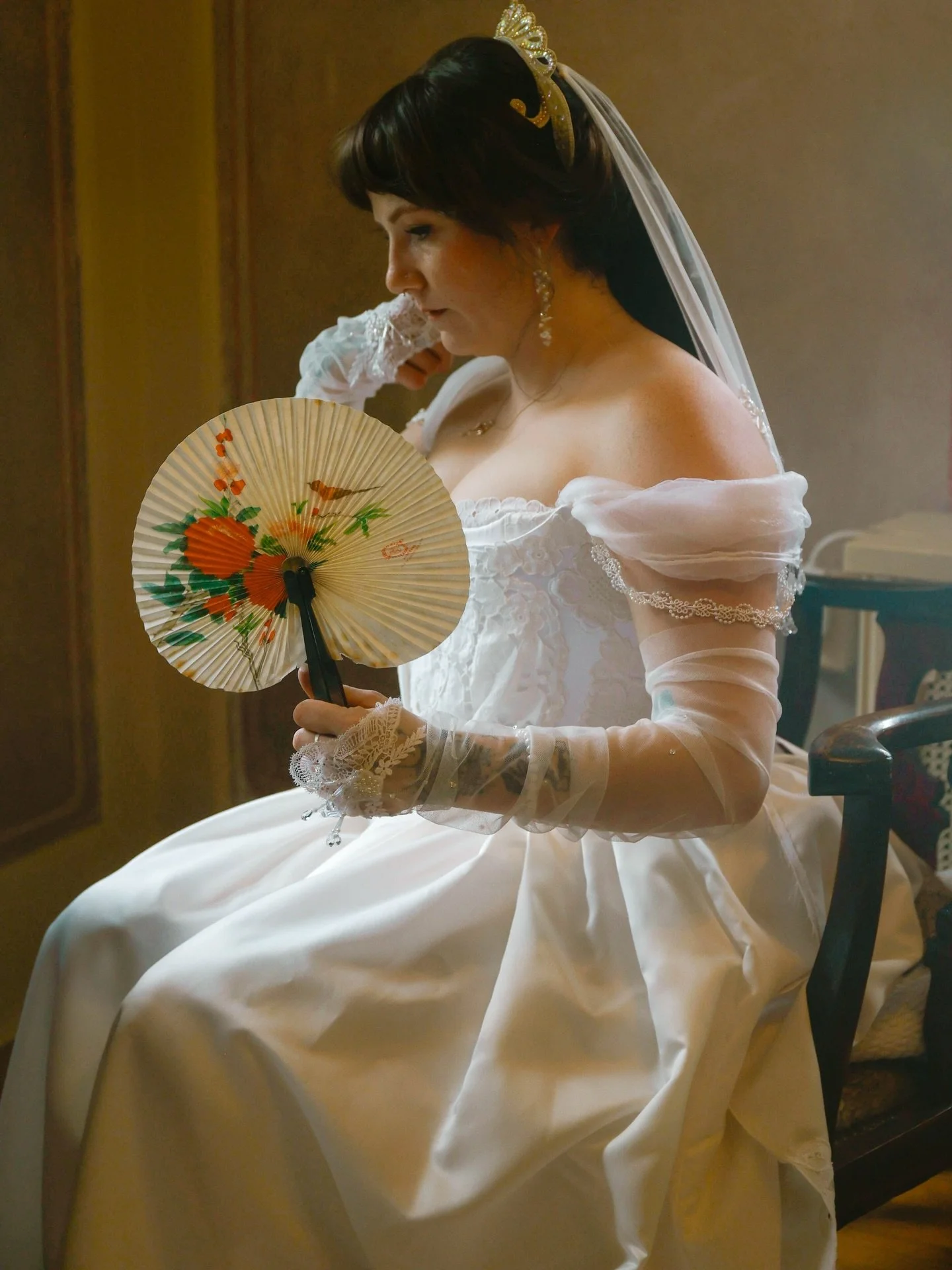 Oh, you wanna talk about wuthering heights? (I do, and I&rsquo;ll take any excuse to share Marina&rsquo;s custom corseted wedding gown truly)