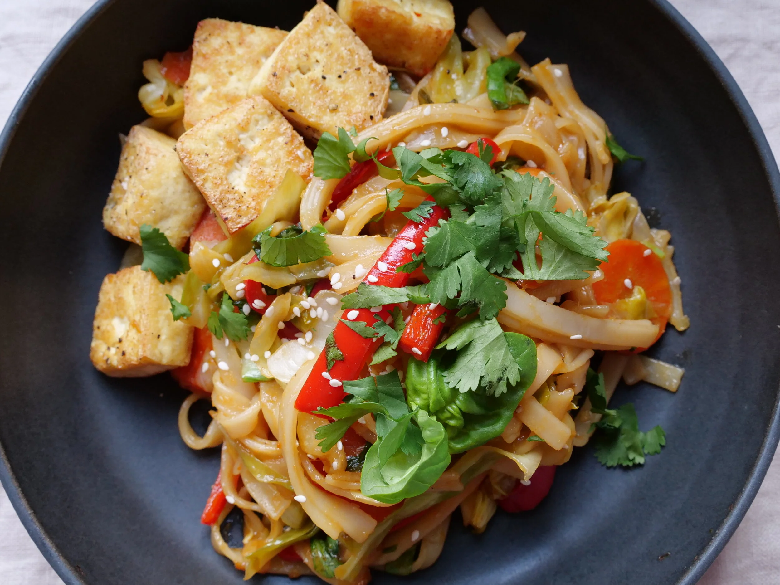 Spicy Thai Basil Noodle