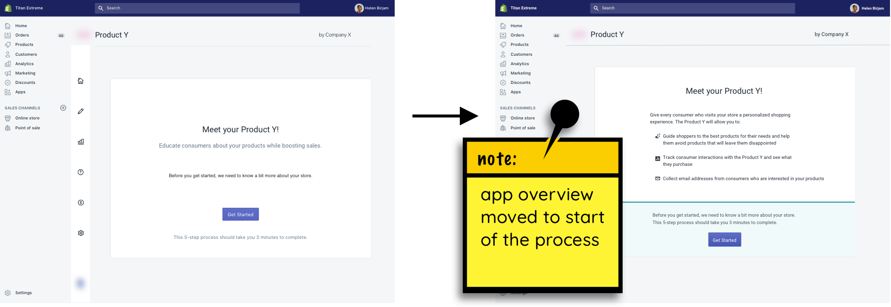 Benefits moved to the first screen shown during onboarding.