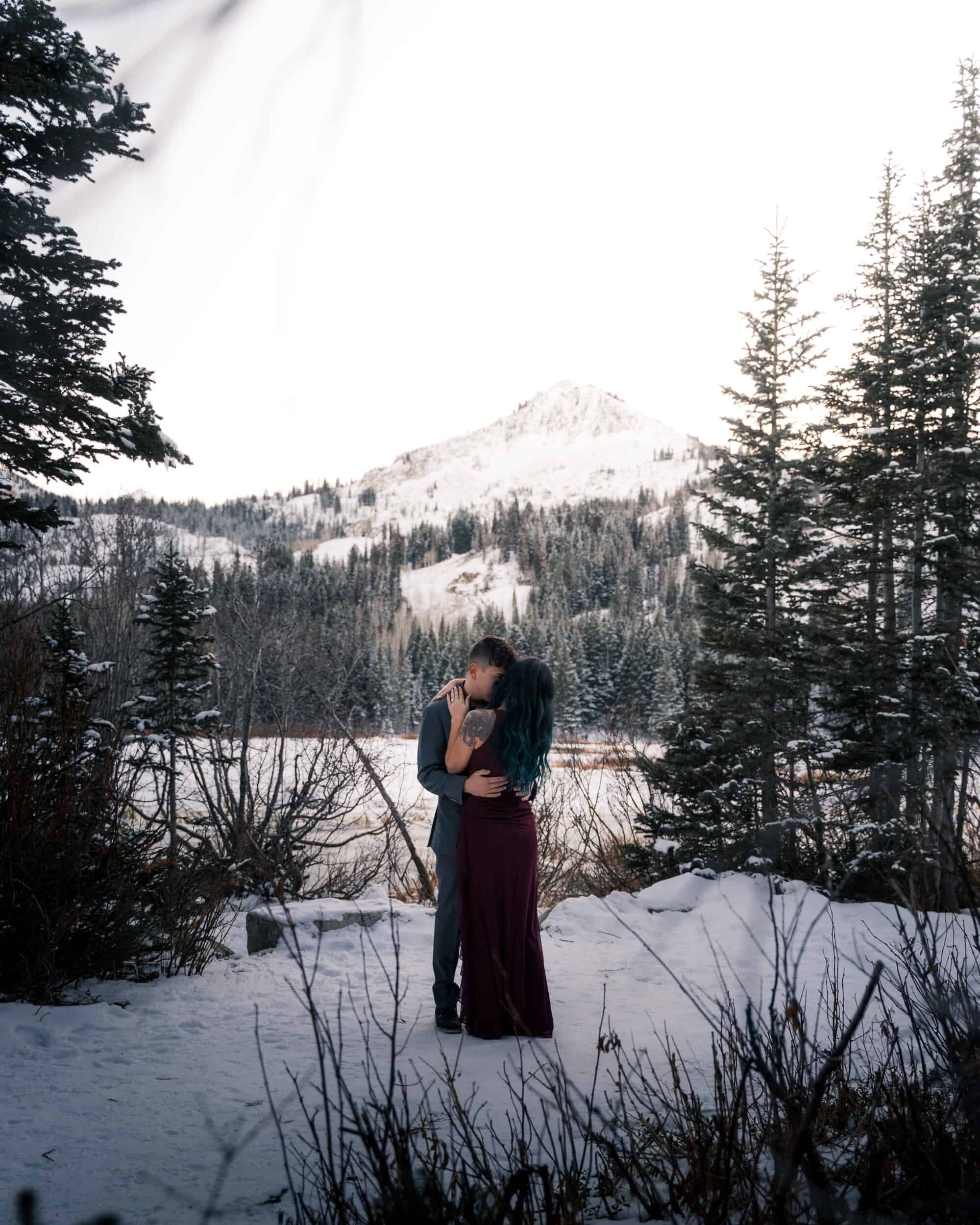 Angel and Kailey Utah Engagement adventure photoshoot