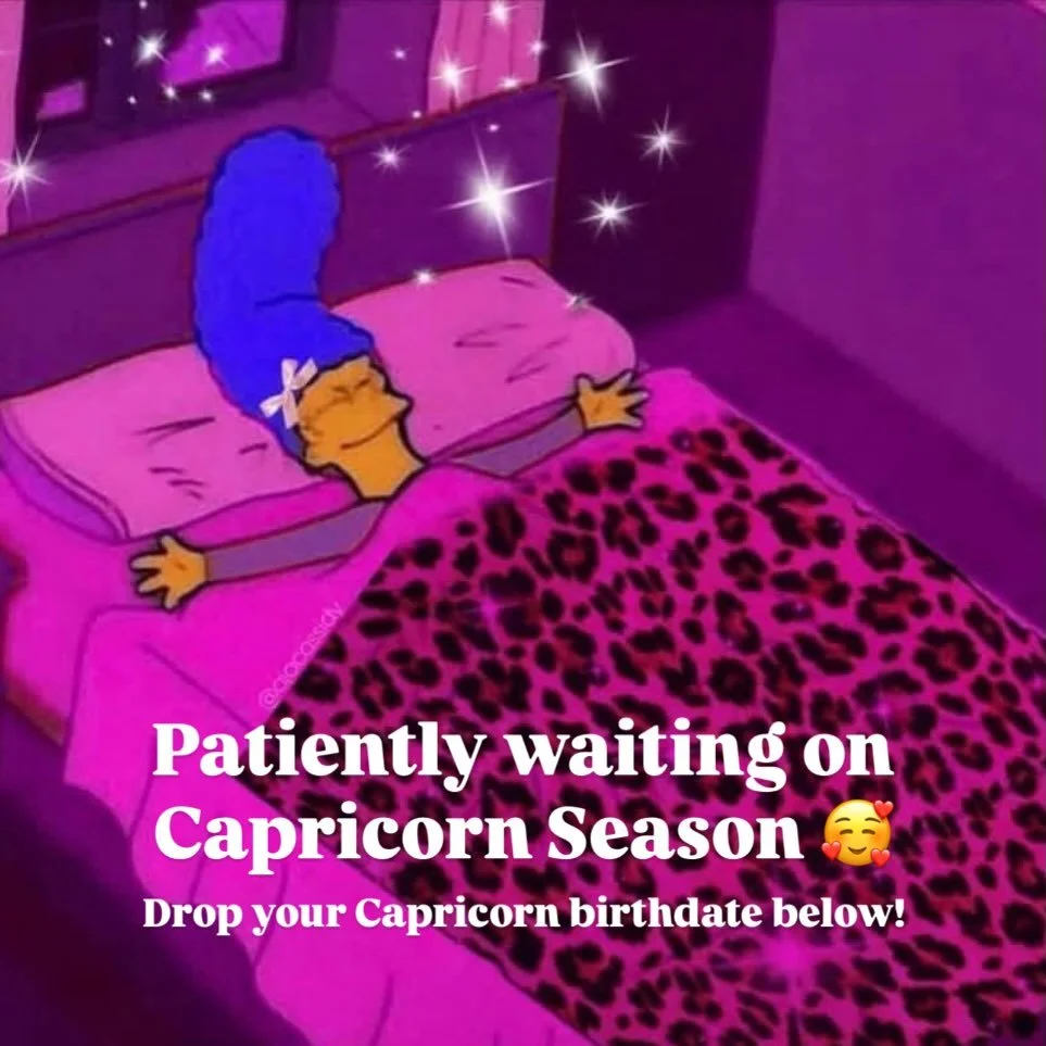 One more month til my bornday, and 2 more weeks til Capricorn season begins! 😃♑️✨ 1/7!