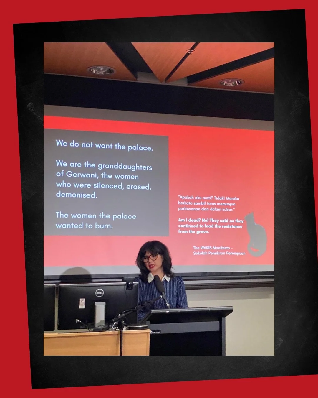On Aug 26 I delivered the Tony and Yohanni Johns Lecture at the Australian National University: &ldquo;Illegitimate Heirs: Waris and Feminist Gravedigging after Violence and Erasure.&rdquo;

The lecture was grounded in the Waris Manifesto (Manifesto 