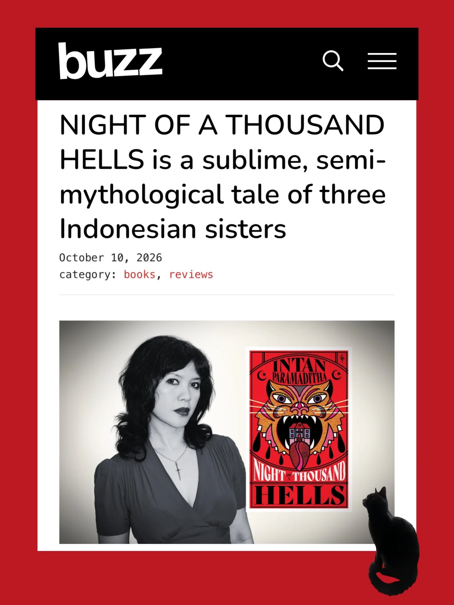 Two reviews of Night of a Thousand Hells&mdash;in Buzz magazine @buzzmagwales by Rhianon Holley, and in The Coversation @theconversationdotcom by Manjeet Ridon. Thank you so much to the authors for reading and writing about the book. I really appreci