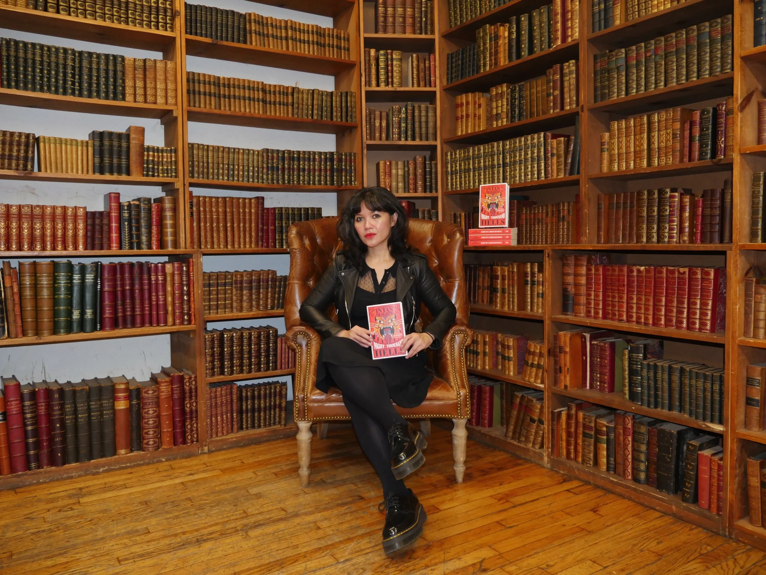 On 7 October, the Europa Editions team and I stopped by The Strand&mdash;a favourite bookstore I visited often during my PhD days&mdash;to sign copies of Night of a Thousand Hells. Thank you for having me.

If you are in New York, you can get your si