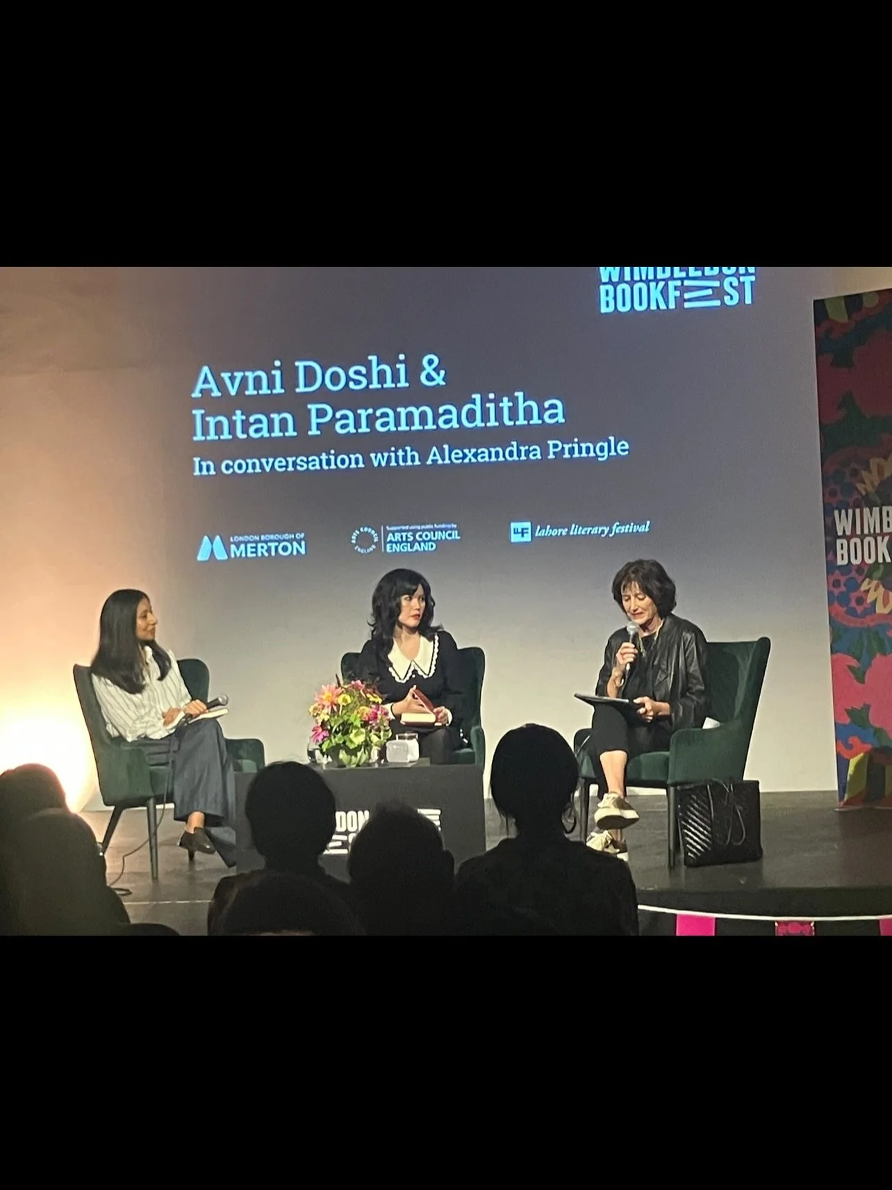 Last week in London: 

1/ Wimbledon BookFest @wimbookfest (Oct 17th) I was on the panel with Avni Doshi, moderated by Alexandra Pringle. Amy Abdelnoor and Leila Khadivi was in conversation for the second part.

2/ At the inaugural OzLit Festival @ozl
