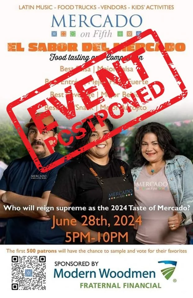 MERCADO IS POSTPONED FOR JULY 19TH!