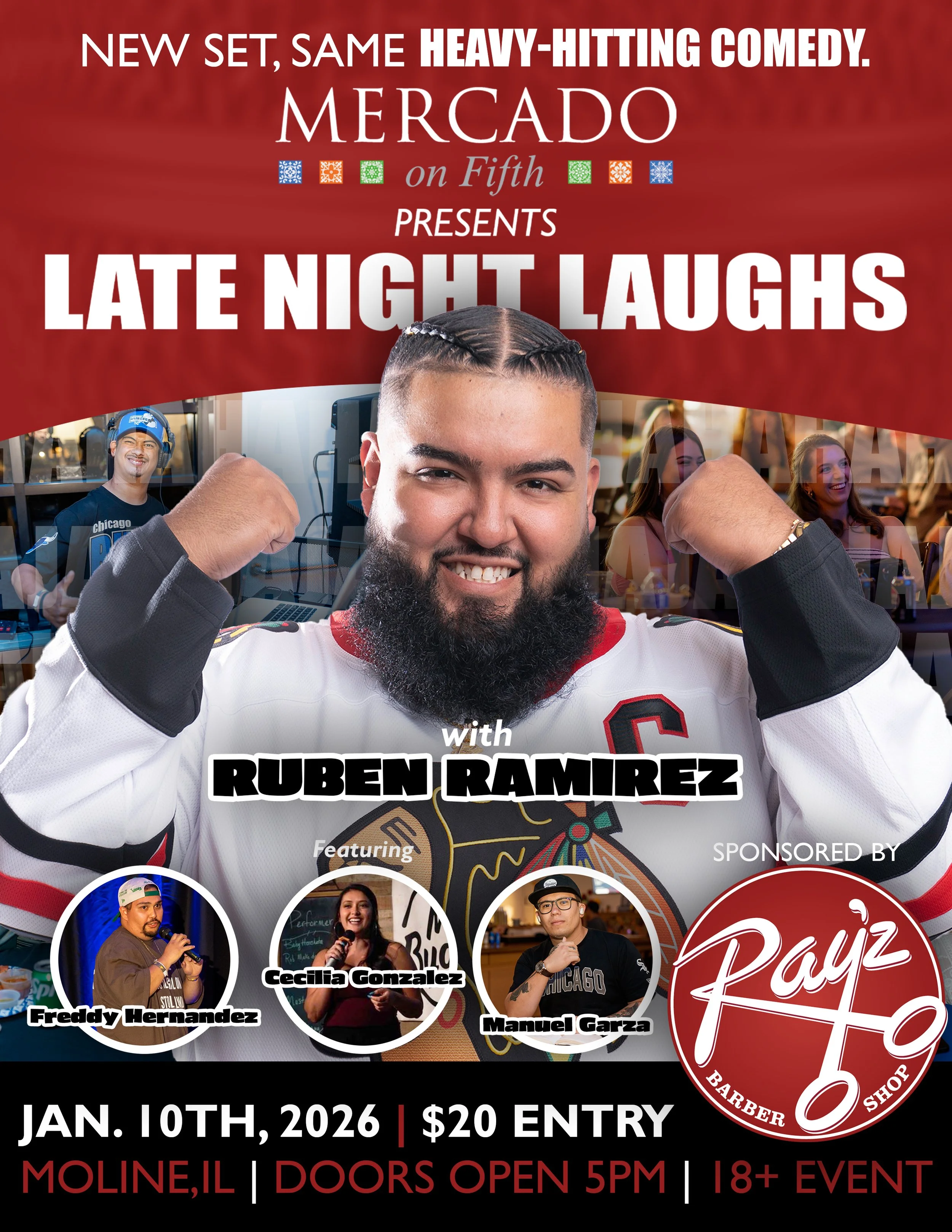 Late Night Laughs w/ Ruben Ramirez Part II - Sponsored by Ray'z Barbershop