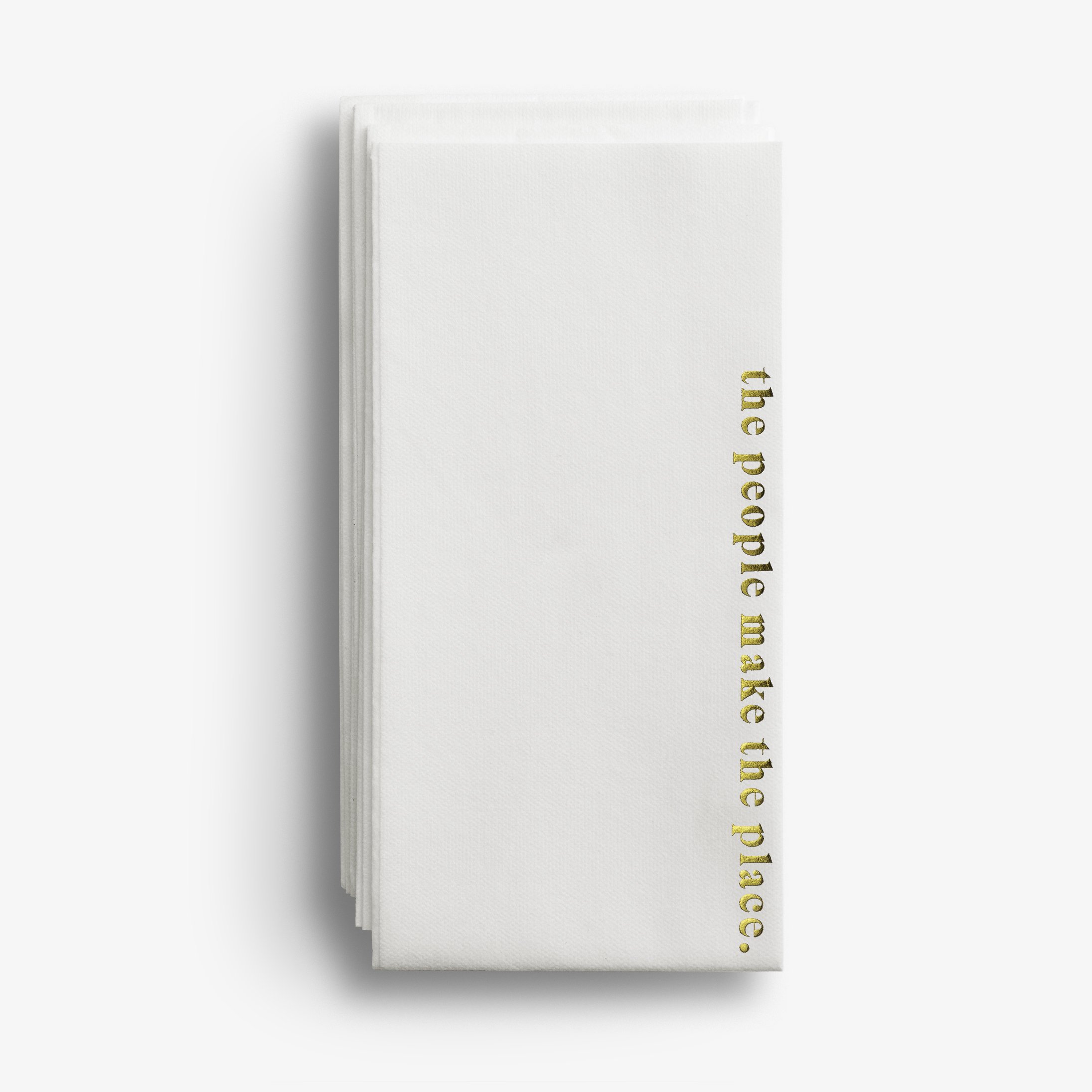 the people make the place guest towels set of 20