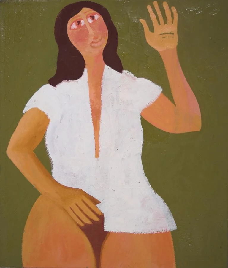 210_Bohemian Girl_Öl auf Leinwand_60x50_1978