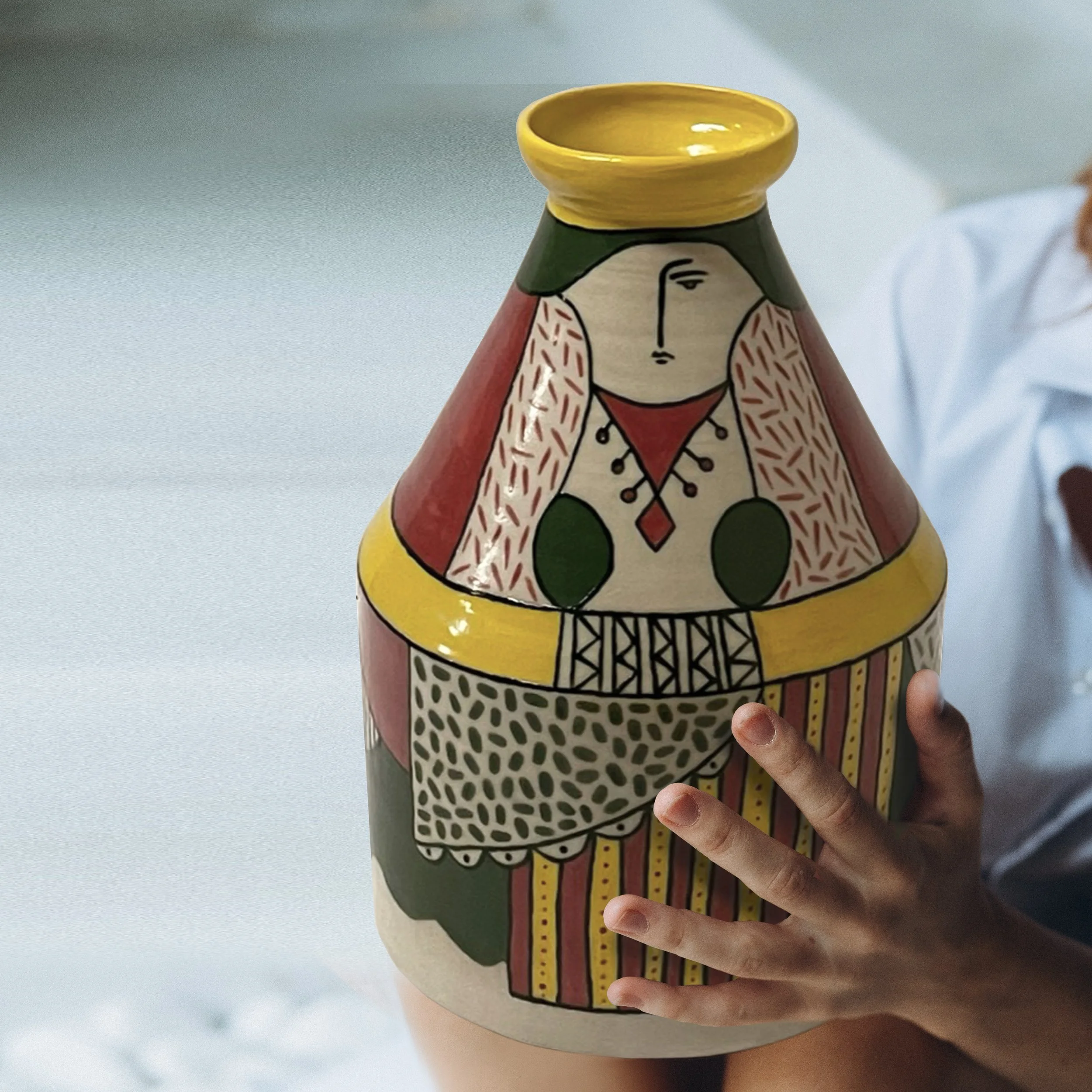 PEASANT WOMAN holding.jpg