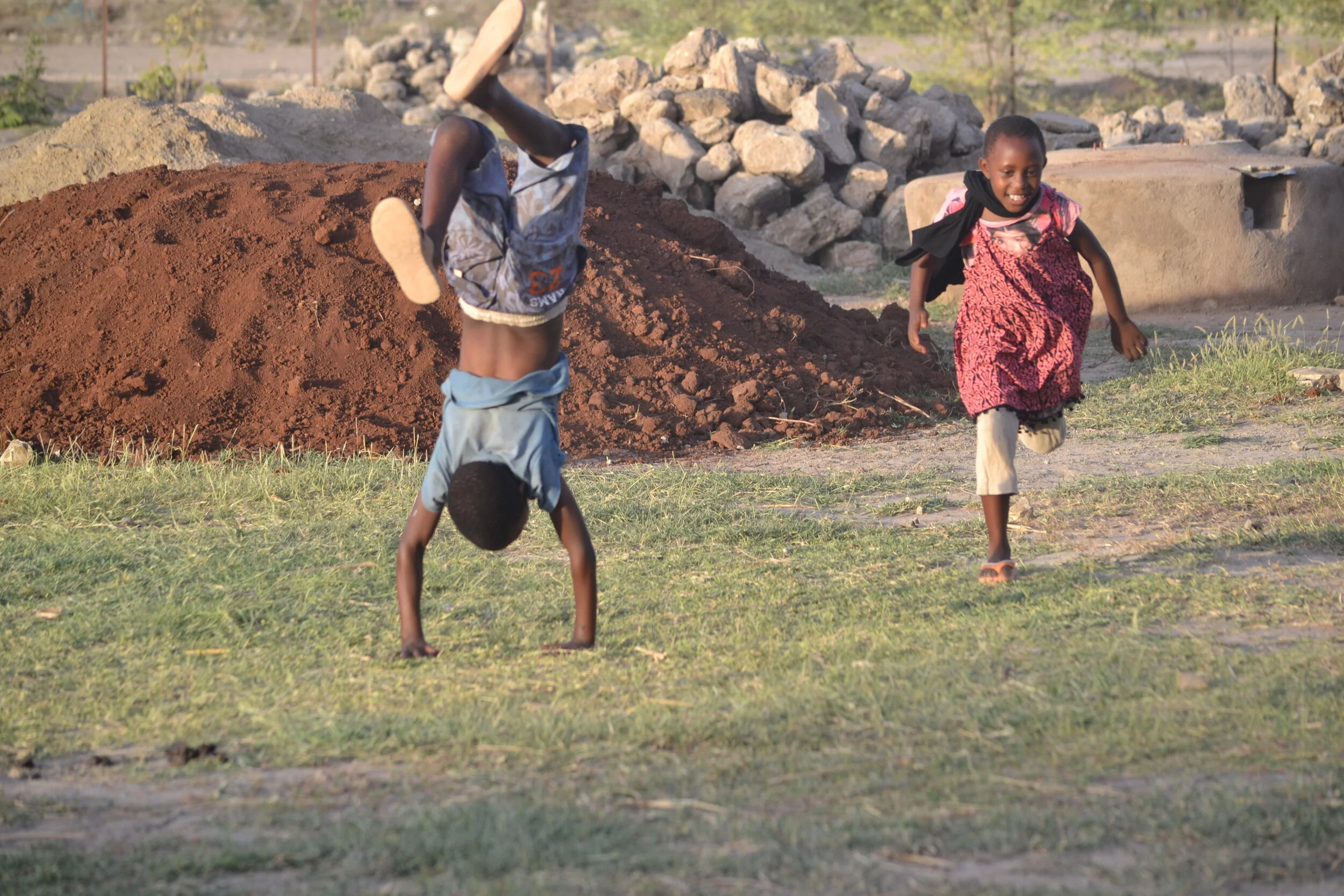 Leading nature walks in Tanzania