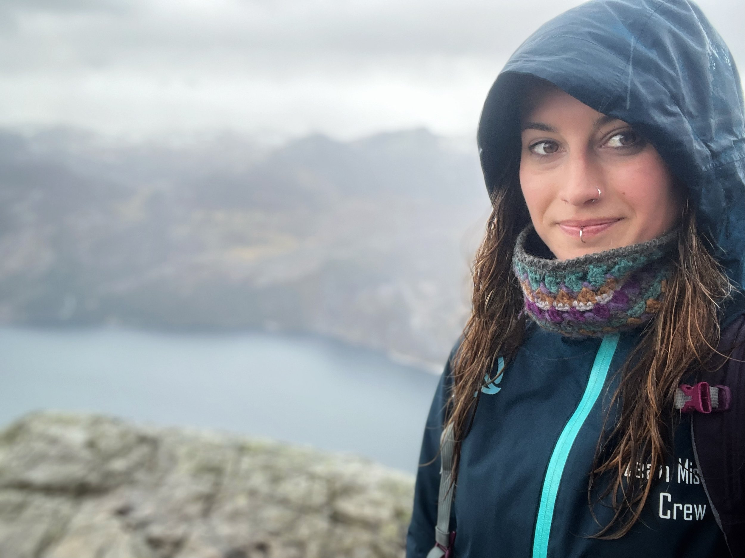  Exploring the stunning cliffs in Norway. ©Belén Garcia Ovide 