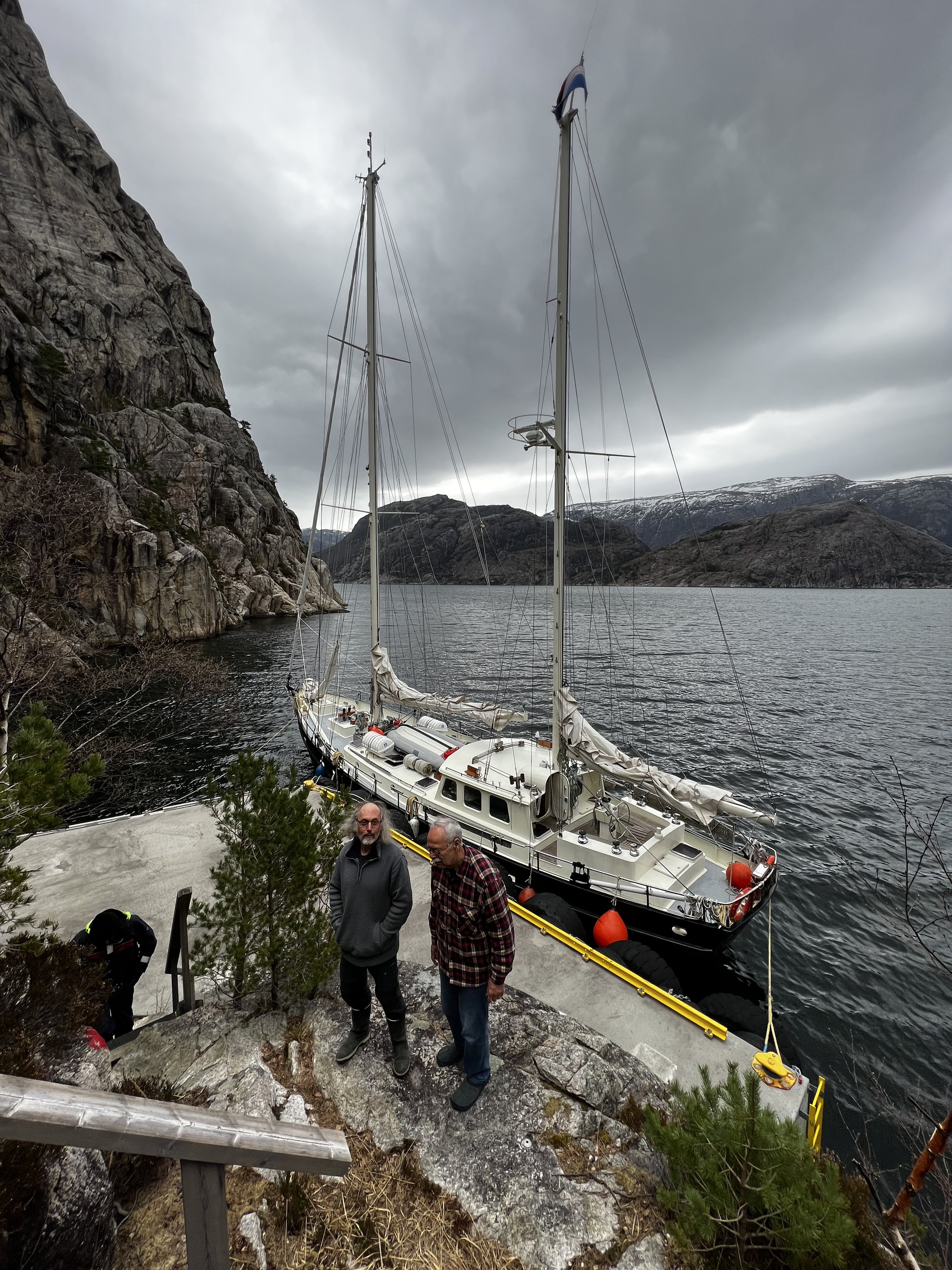  Docking at a remote paradise by the Norwegian forest. ©Belén Garcia Ovide 