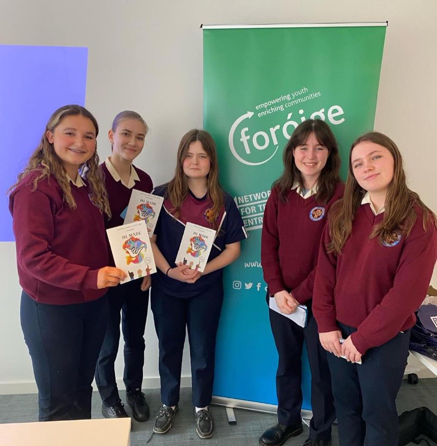 FOROIGE ENTREPRENEURS 😀Huge congratulations and well done to our 3 TY groups who really impressed the judges in the Regional Finals of the Foroige Entrepreneurs competition 
&nbsp;
*Eco Explorers* won best innovation
*ISL Made Handy* won best social