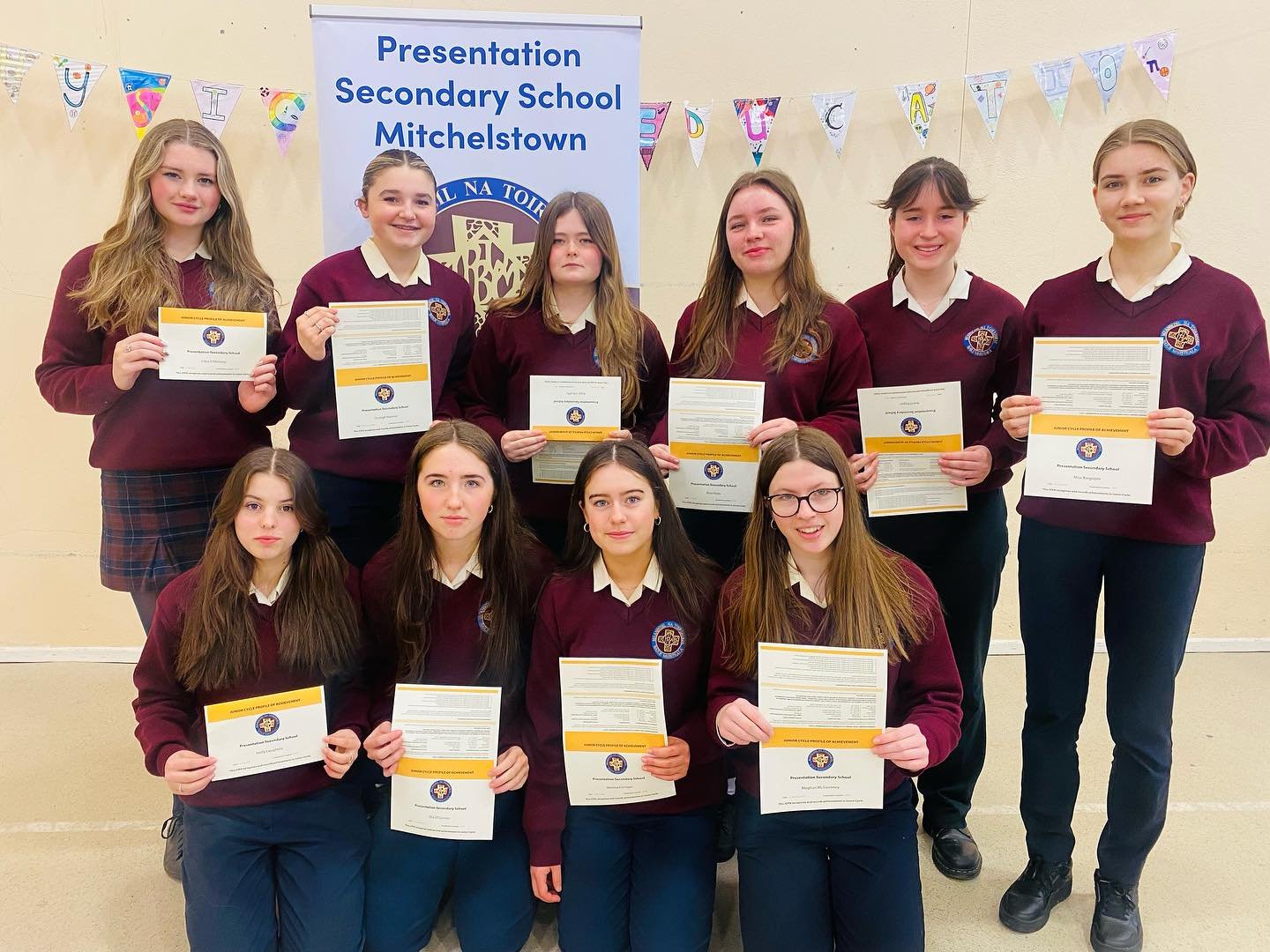 📜JCPA CERTS 📜Today our 3rd years 2023 received their Junior Cycle Profile of Achievement Certificates. This includes not only their Junior cycle results, but also their CBA results and &lsquo;other areas of learning&rsquo; from their three year jun