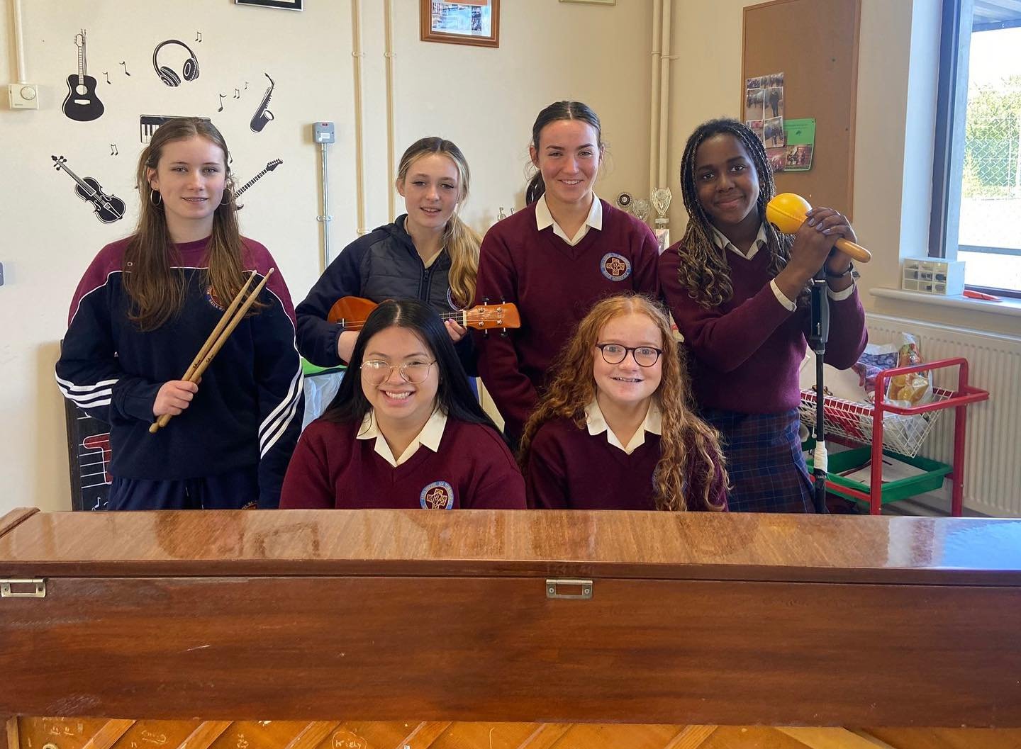 🎶MUSIC PRACTICALS 🎶Today our 3rd years completed their 30% music practical as part of their Junior Cycle exam. The students presented a variety of performances including singing, piano, ukulele and drumming! We are very proud of these students on t