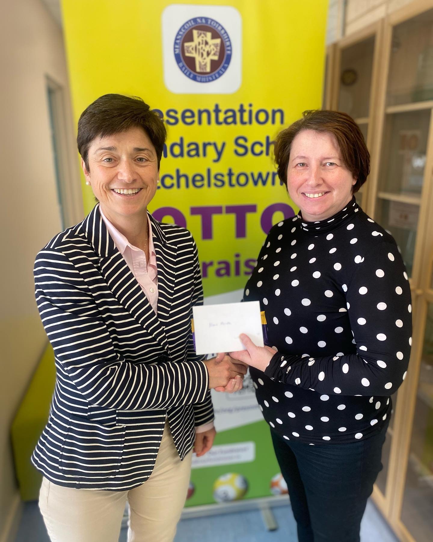 LOTTO WINNER Congratulations to the first ever winner of the school lotto, Marie Meade! Thank you to all the parents and wider community for supporting our fundraising effort for a new Astro turf pitch. Next draw takes place this Thursday.. are you i