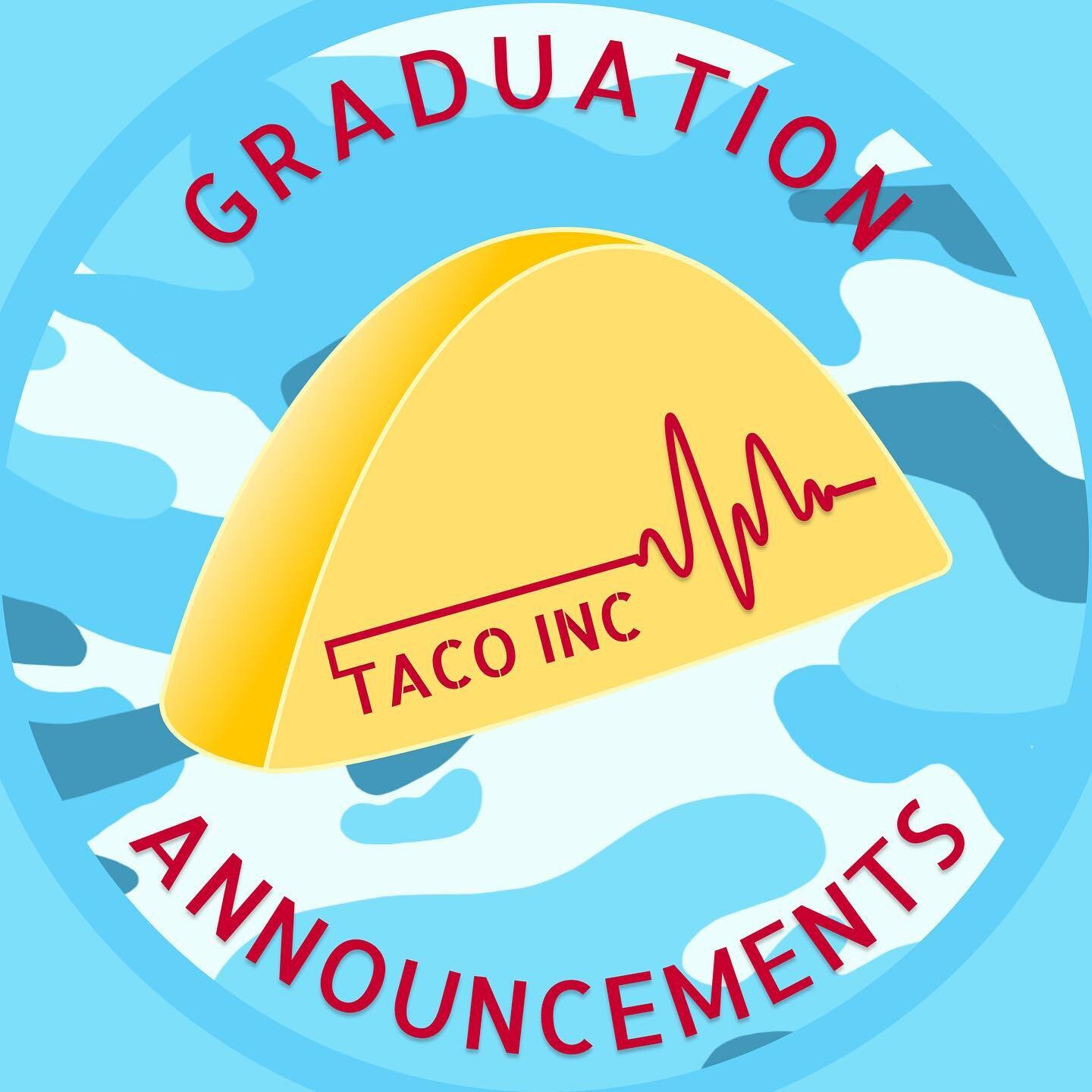TACO IS GRADUATING‼️
&bull;
🏅Trojan Awareness Combatting Overdose (TACO), Inc. is excited to announce that we are officially recognized as a 501(c)3 Non-Profit organization! All donations are now tax deductible❗️☑️
&bull;
🎓TACO is also proud to ann