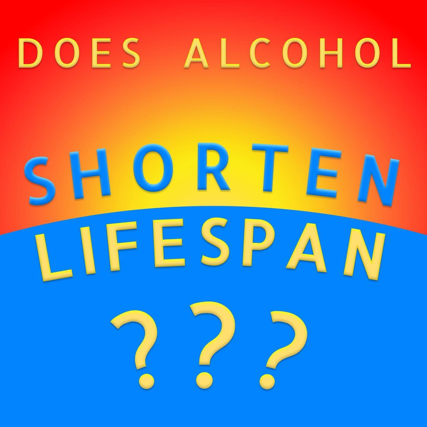 Does Alcohol Shorten Lifespan❓
&bull;
🍺🧠Alcohol works by depressing nervous system function. Effects of drinking can range from little effect in to severely reduced lifespan - depending on how much and how often Alcohol is consumed🤔
&bull;
👍🍷In 