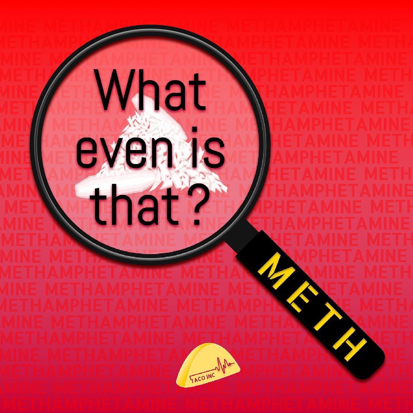 What even is that ❓ Meth ‼️
&bull;
🔮🏎 Methamphetamine - also known as meth, crystal, speed, or ice - is a synthetic stimulant manufactured in a lab 🔬
&bull;
💊💉 Meth is most commonly smoked in a pipe but can also be snorted in powder form or swal