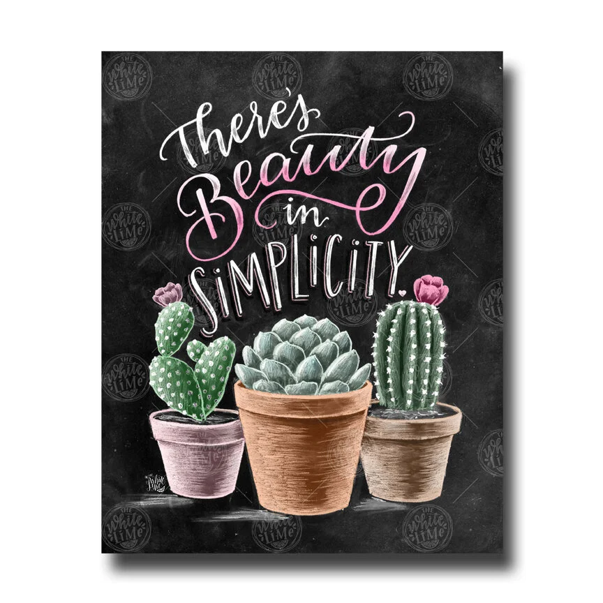 • There's Beauty In Simplicity •
