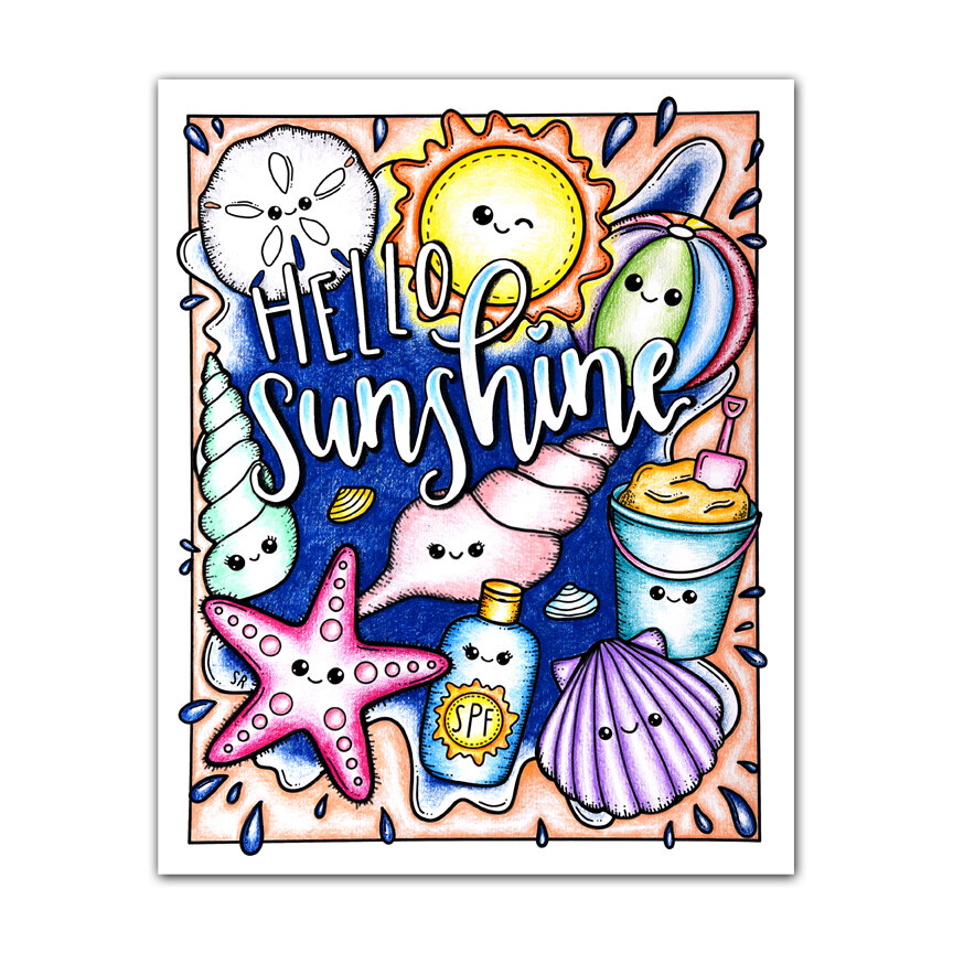 Kawaii Coloring Page Set, Cute Kawaii Coloring Pages For Kids And Adults —  The White Lime