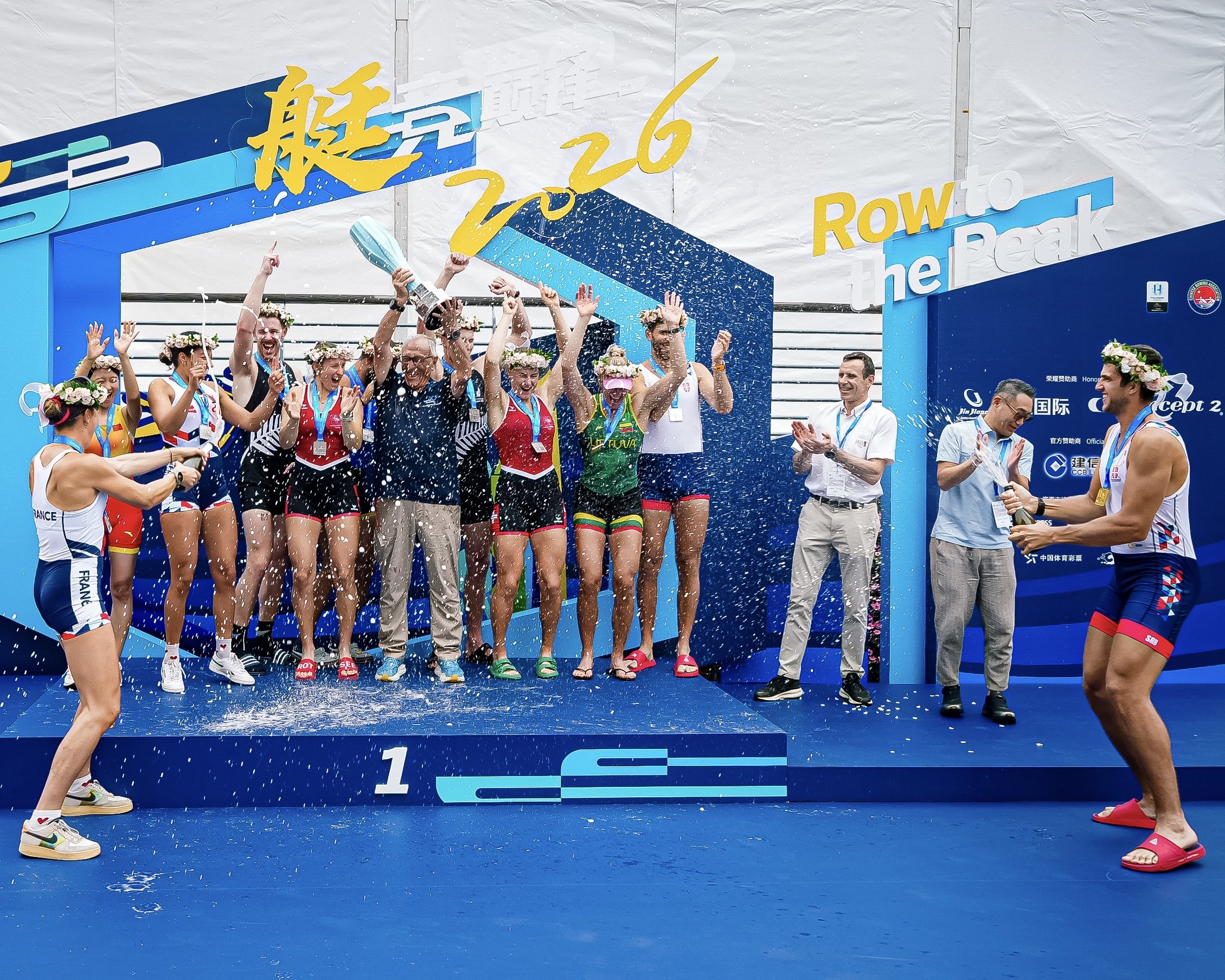 Worldrowing Shanghai Sprints Gesamtsieg Worldteam