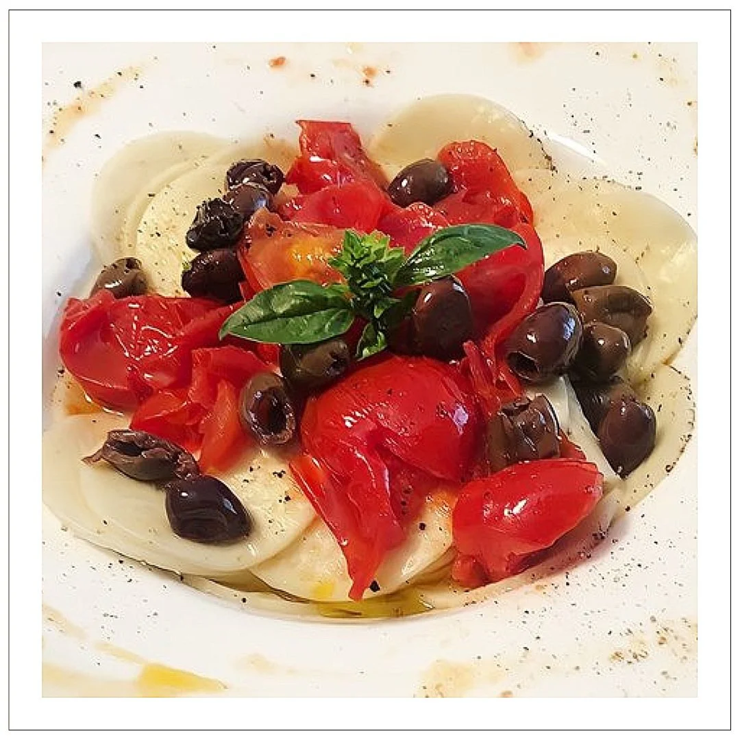 Croxetti pomodorini e olive taggiasche