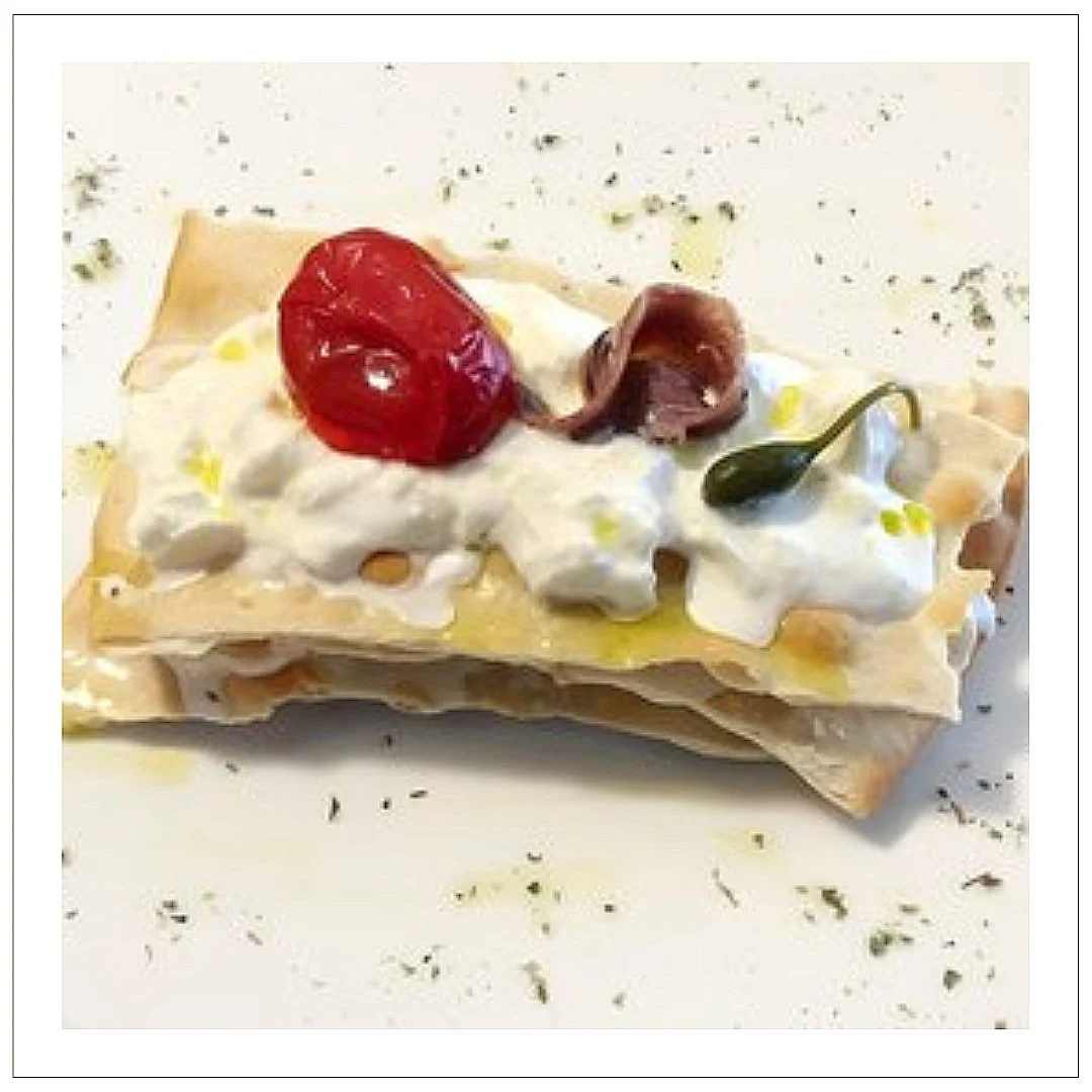 Millefoglie di Croccantina e burrata