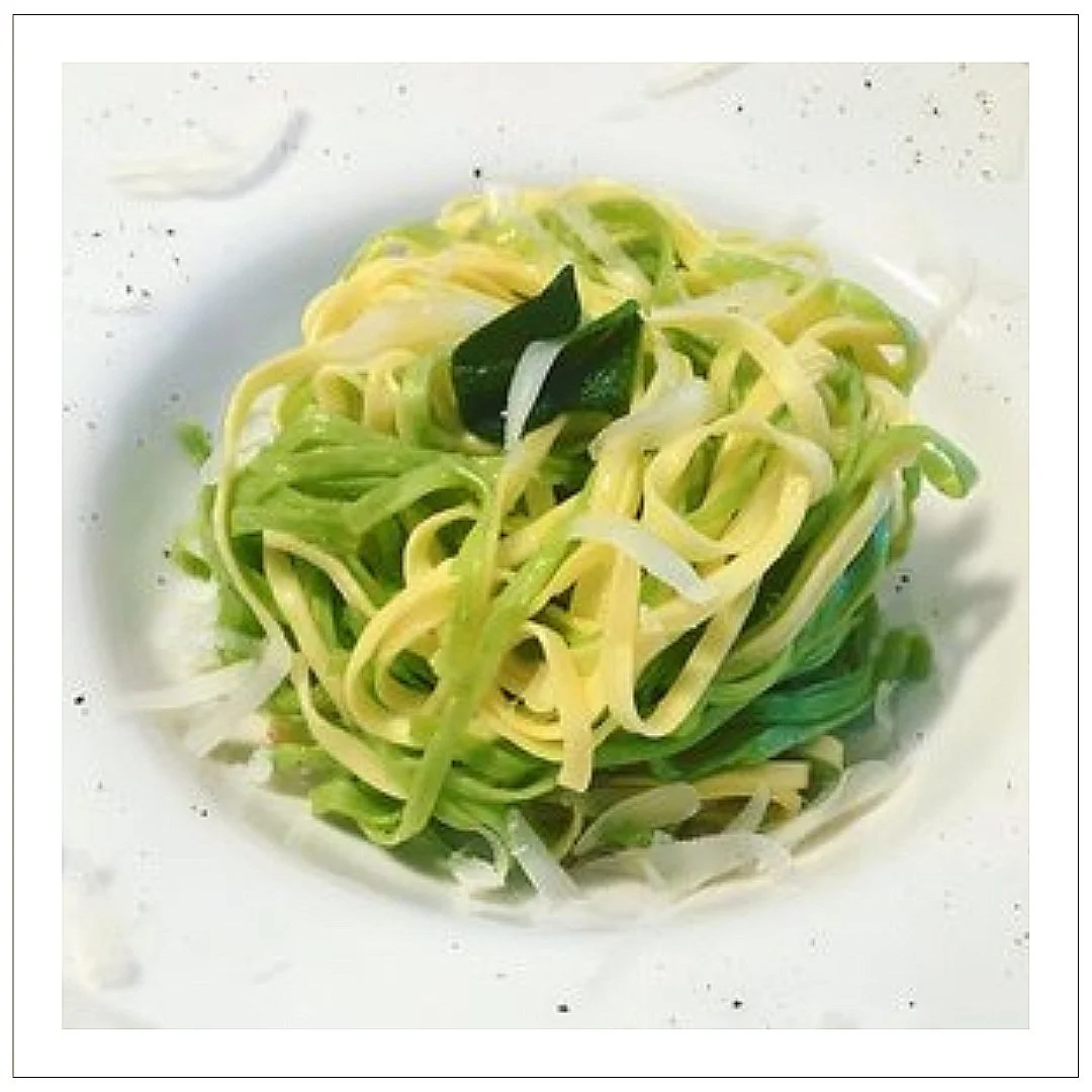 TAJARIN PAGLIA E FIENO CON BURRO E SALVIA