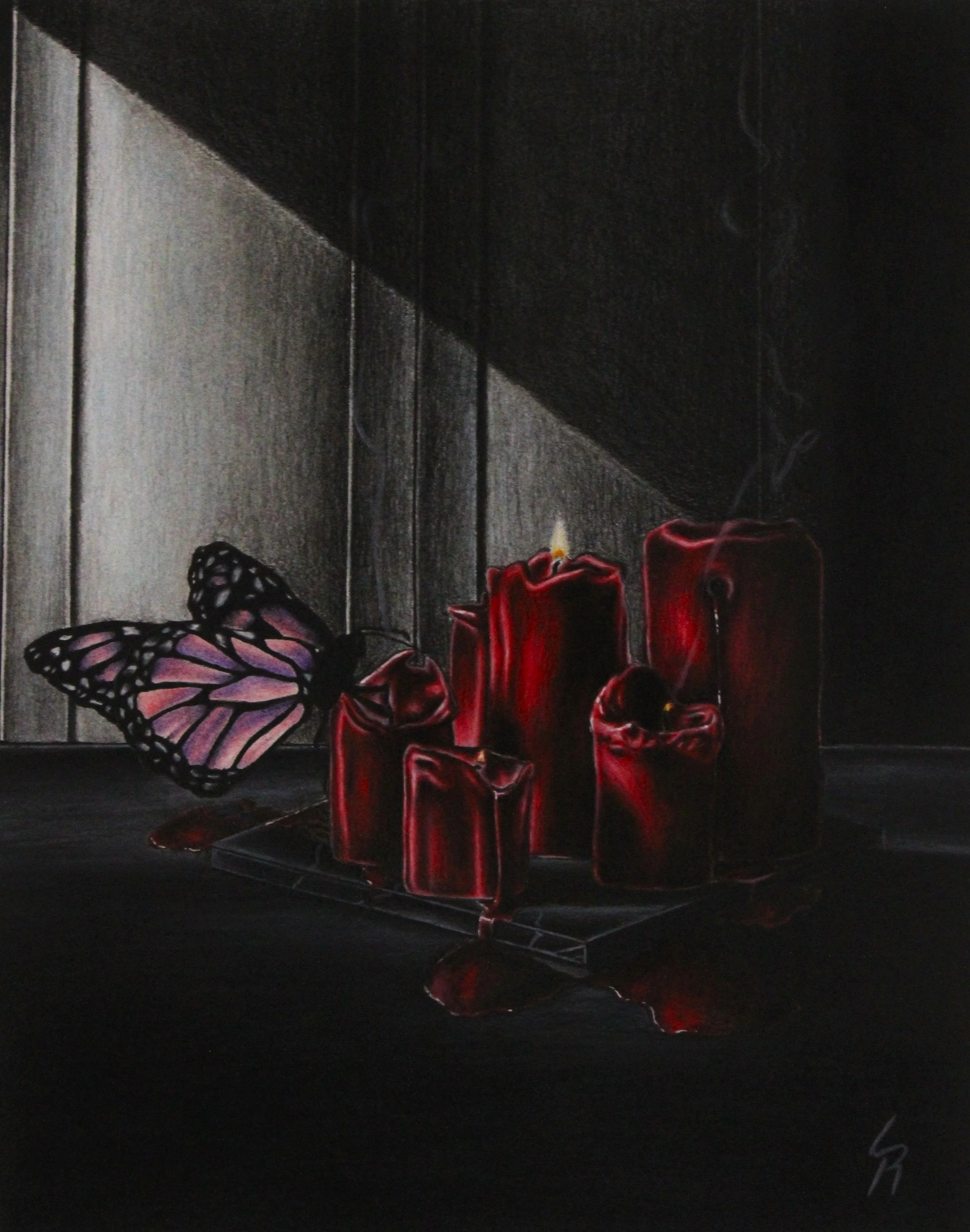 Butterfly Putting Out Flames