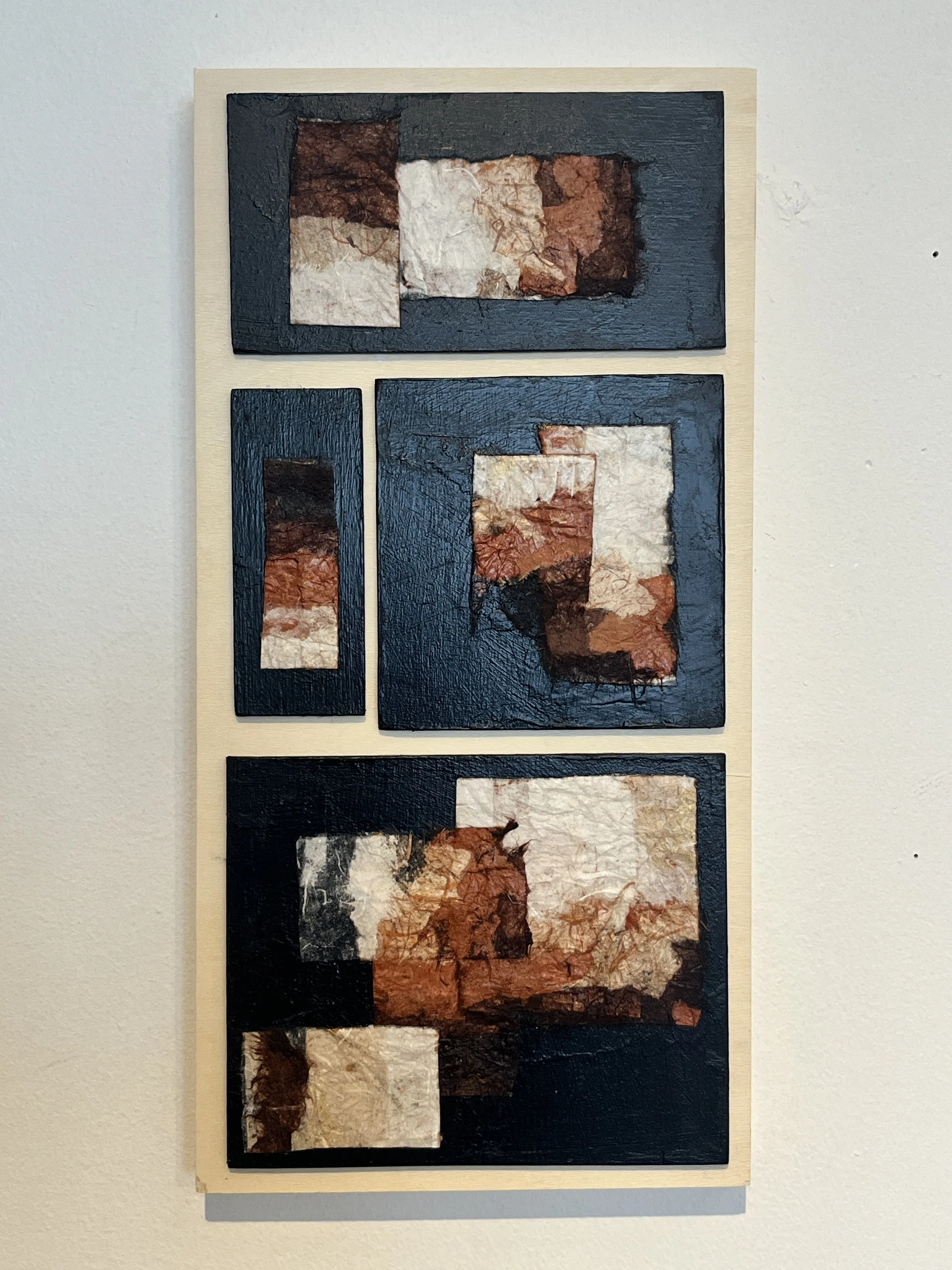 Bark Boro #3 | Joomchi ( hanji paper) on board | Price: £90