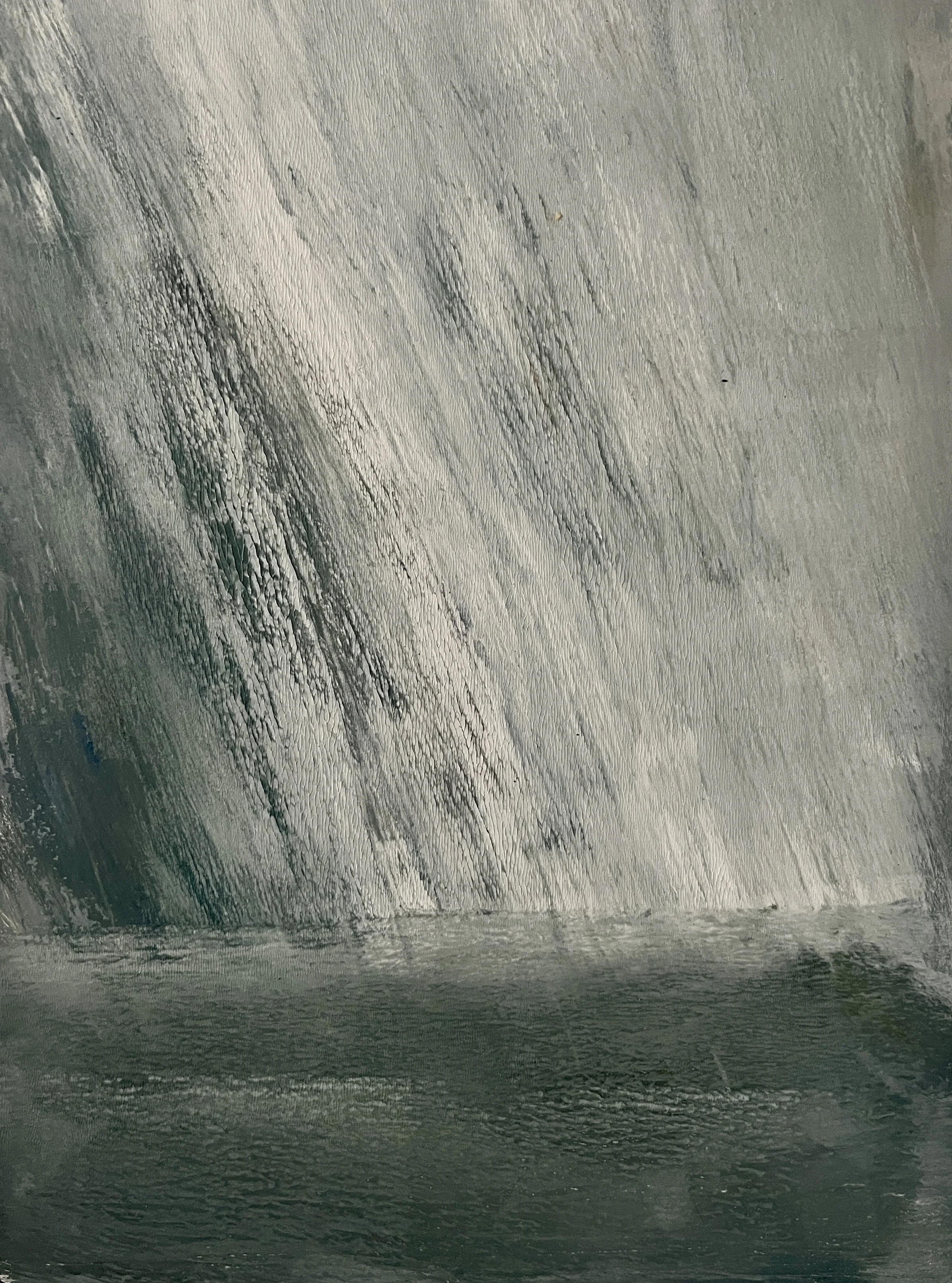 Squall Approaching #2 | Gel plate monotype - acrylic on paper | Price: £195
