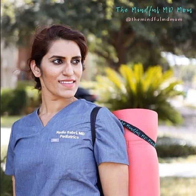 Hi, I&rsquo;m Dr. Nadia Sabri, a board certified Pediatrician, Fellow of the American Academy of Pediatrics, and certified yoga &amp; meditation instructor.
.
Connect with me on social media (@themindfulmdmom) and on my award-winning mindfulness and 