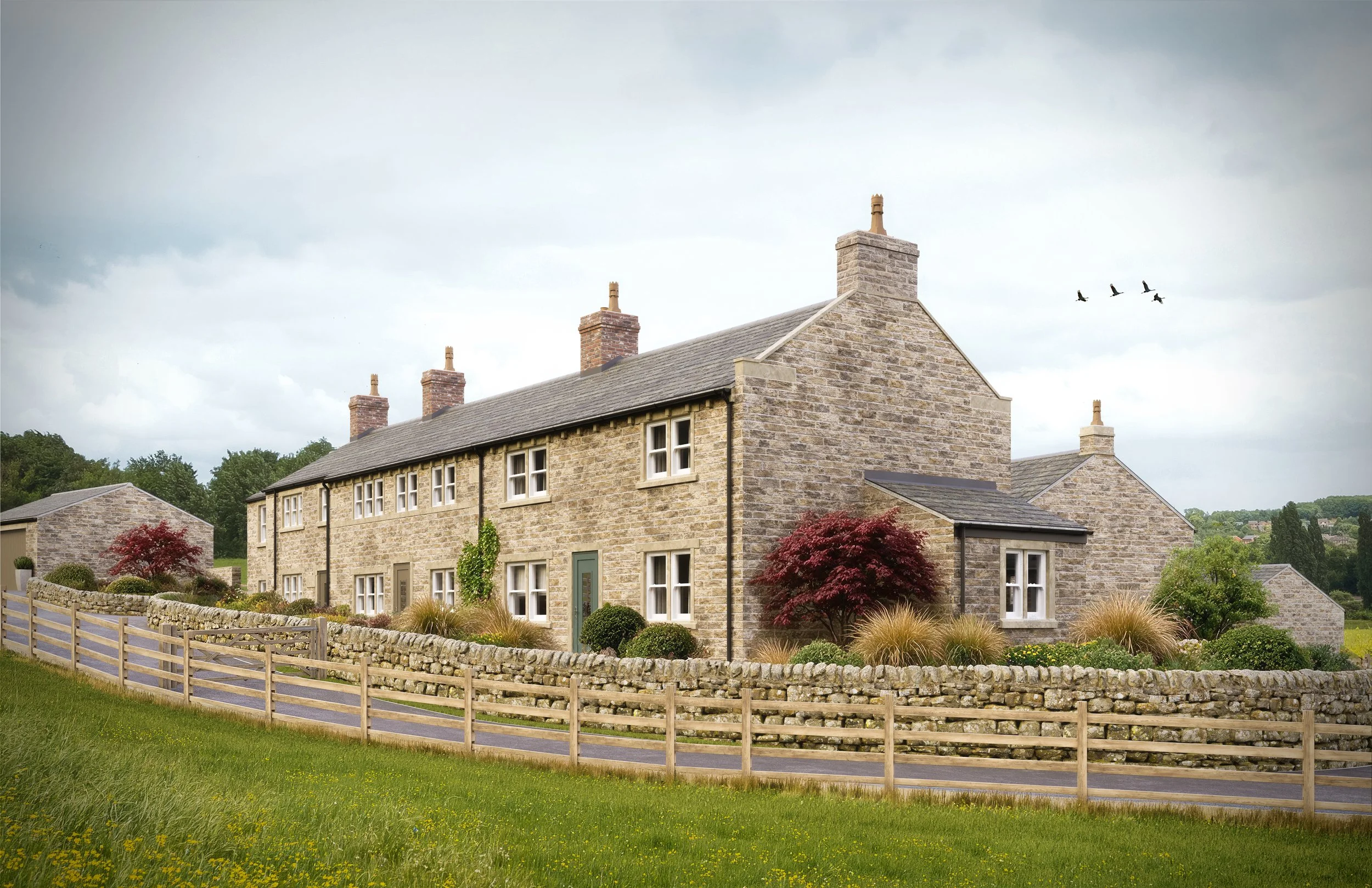 Gordon Townend - Hardingley Farm, Shelley - Plot 1 & 2 - Image 1.jpg