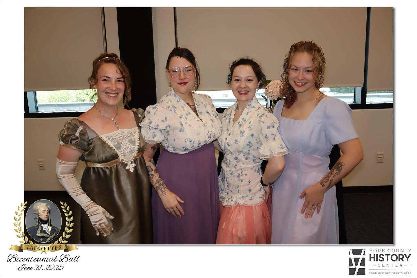 Wonderful time last weekend dancing at Lafayette's Bicentennial Ball @yorkhistory 
Looking forward to the photos 🥂