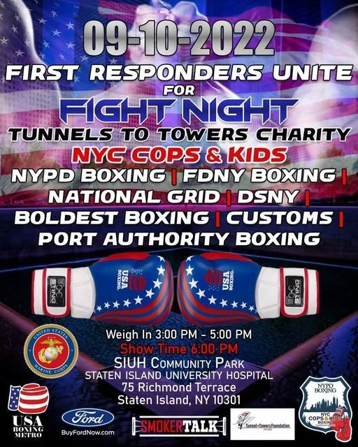 First Responders Unite for Fight Night