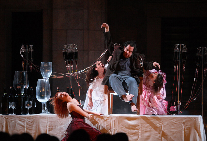 Stage Management / In Vino Veritas , Directed by Alicia Soto