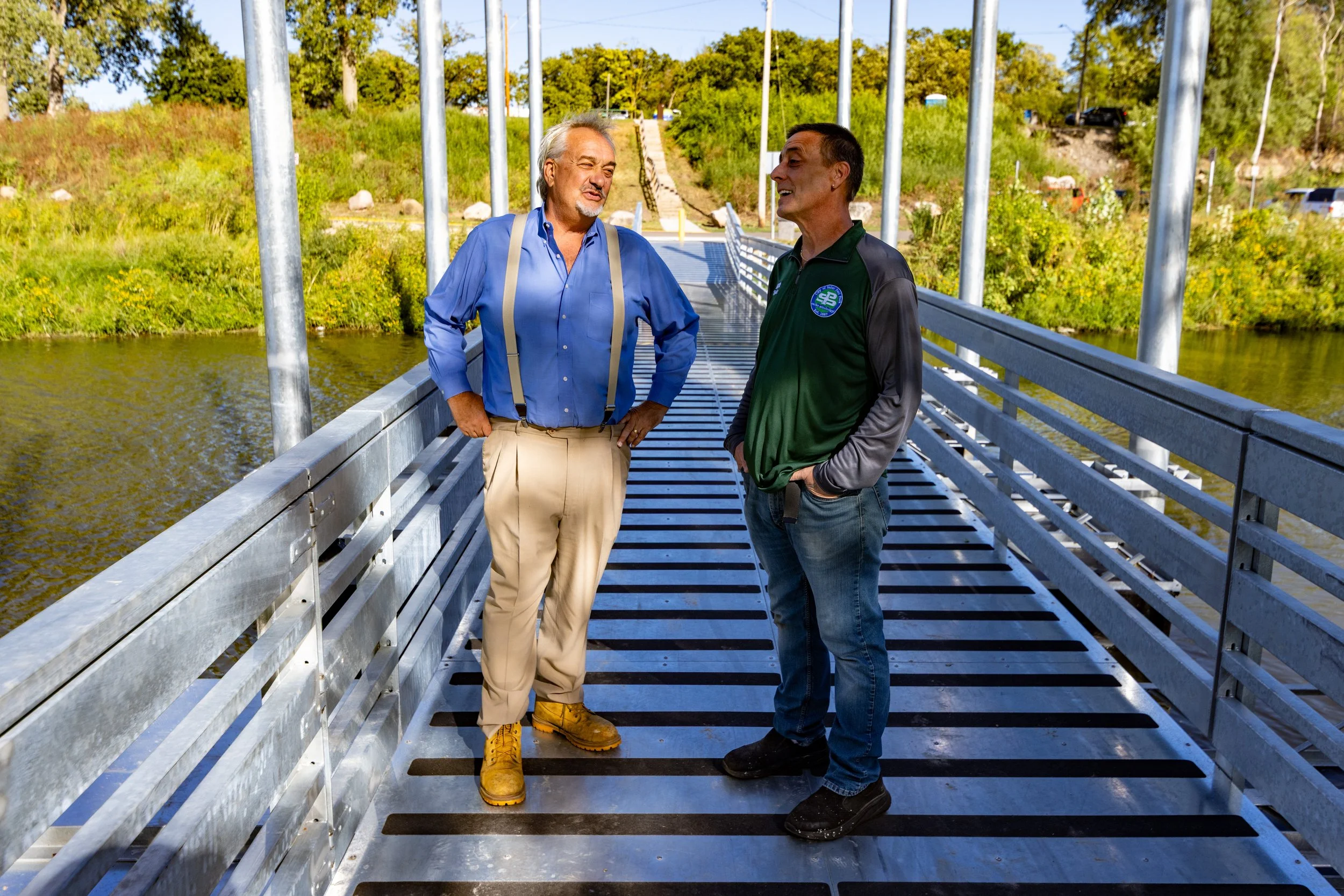 Lions Levee Park Bridge Dedication
