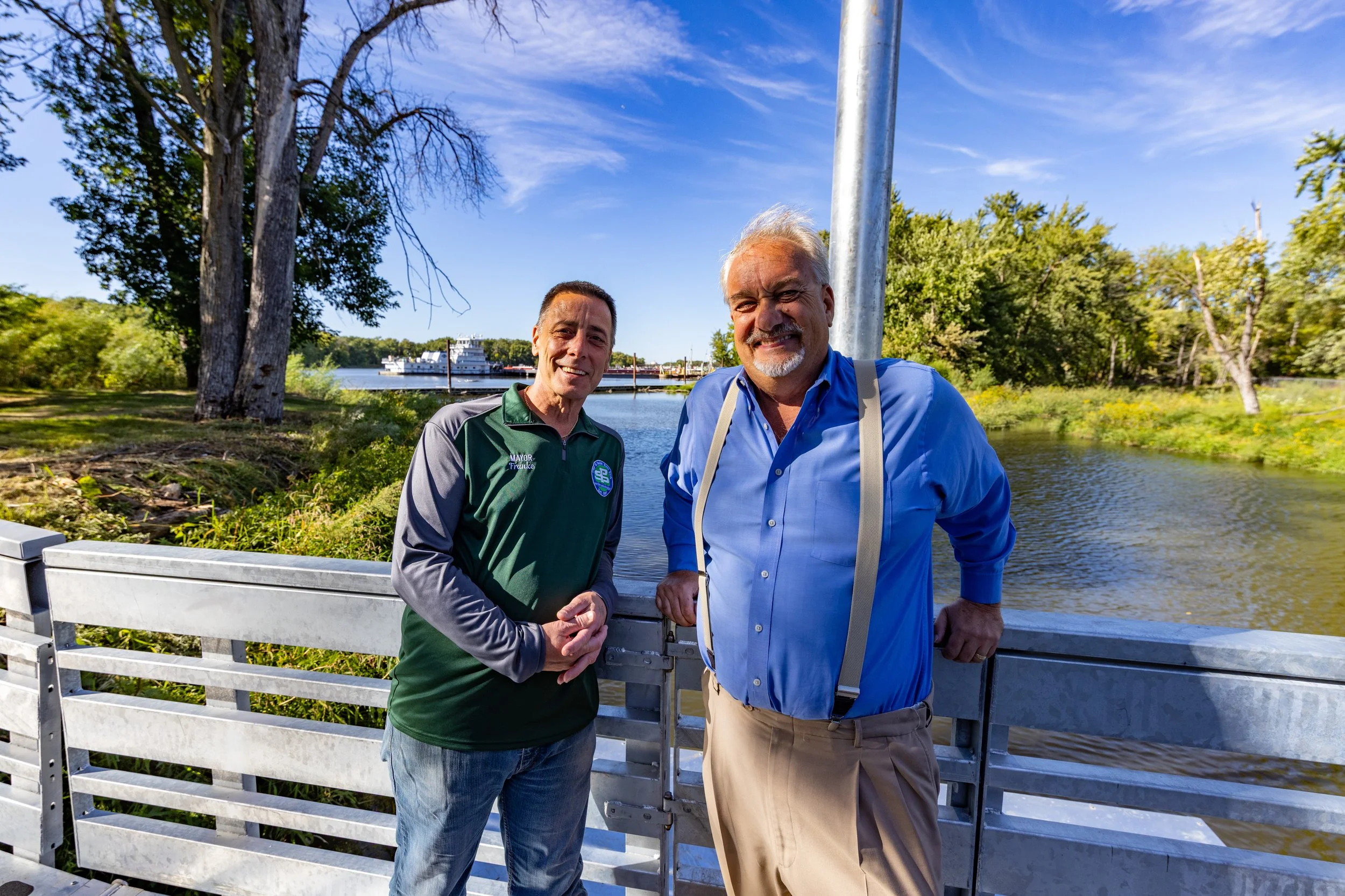 Lions Levee Park Bridge Dedication