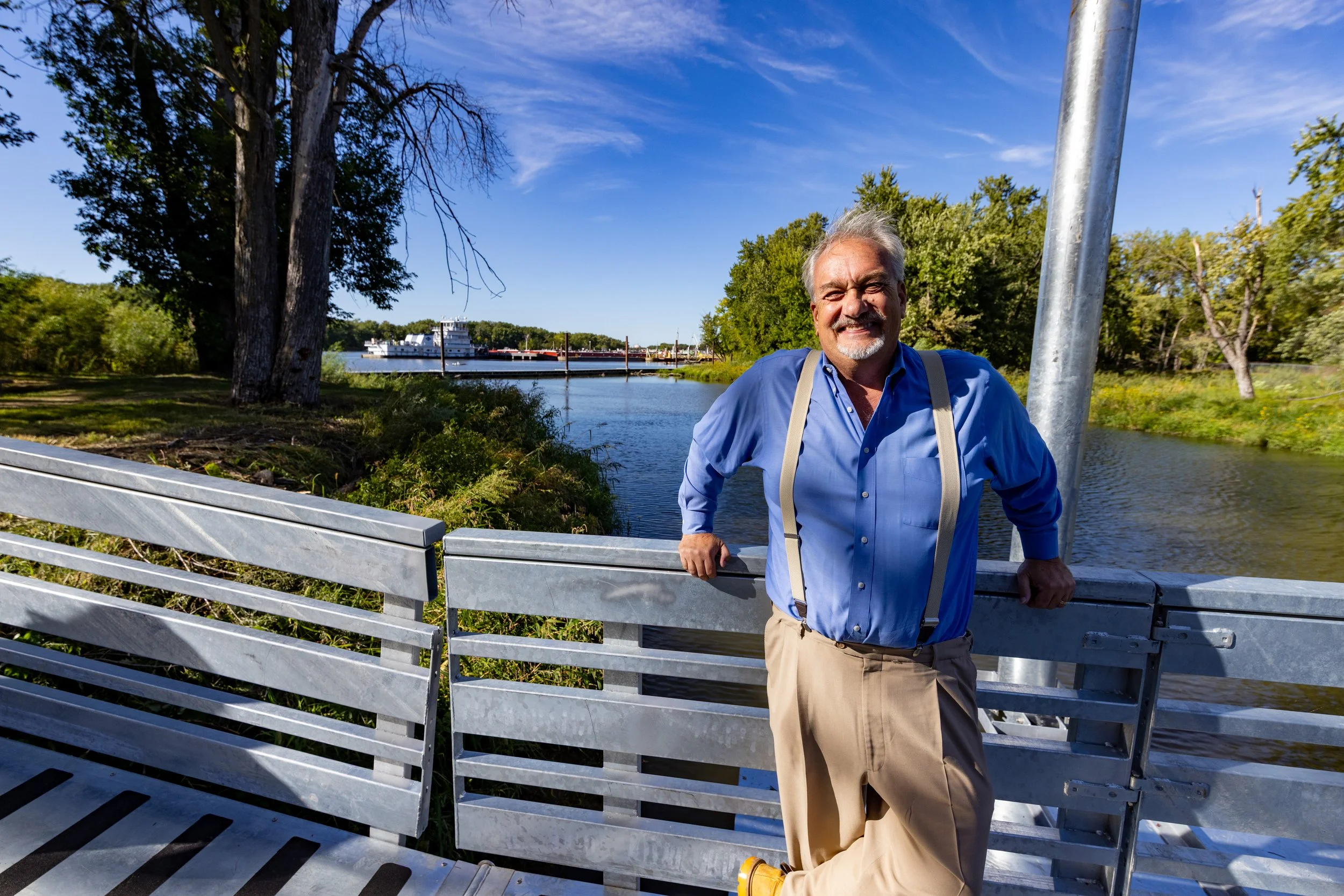 Lions Levee Park Bridge Dedication