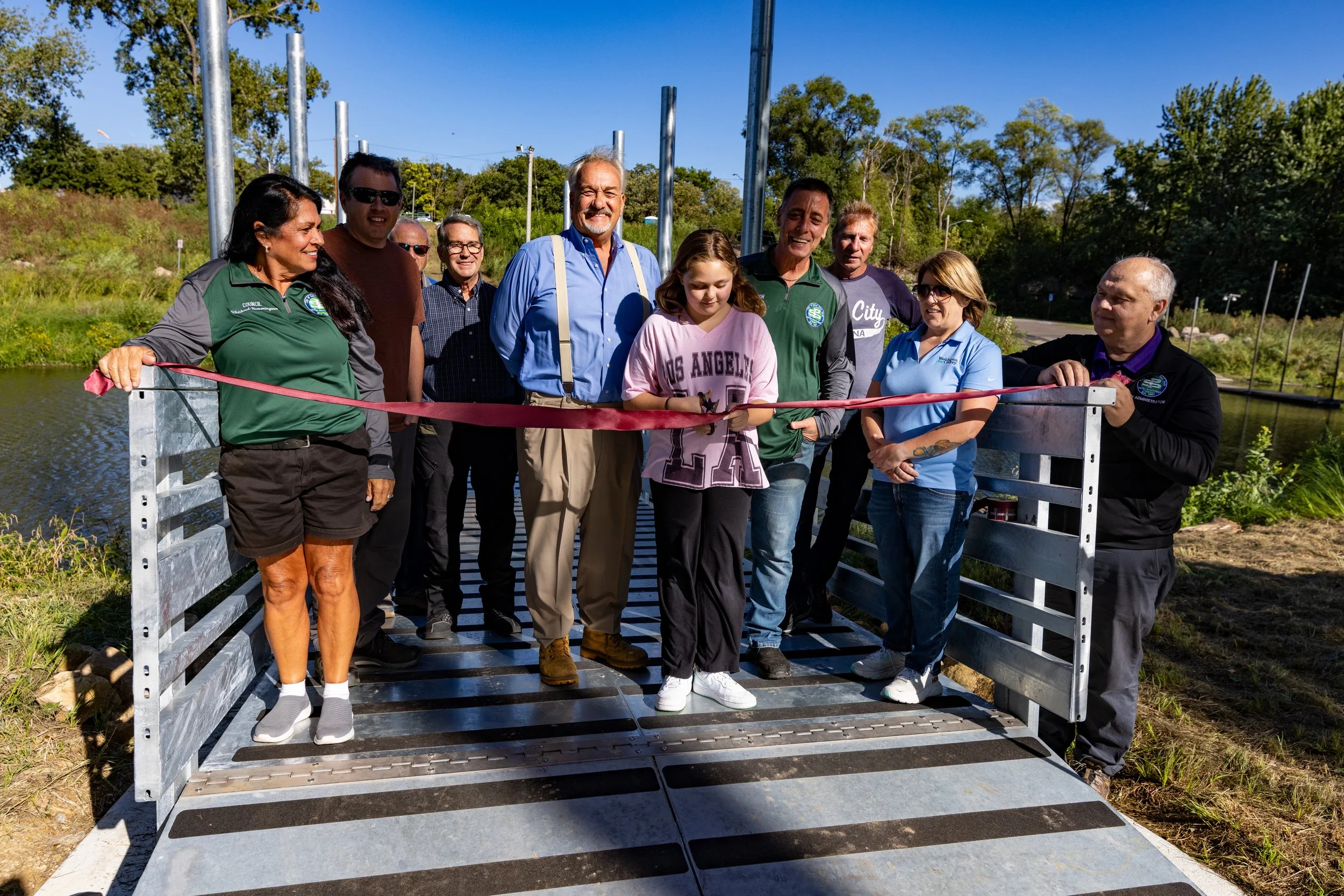 Lions Levee Park Bridge Dedication
