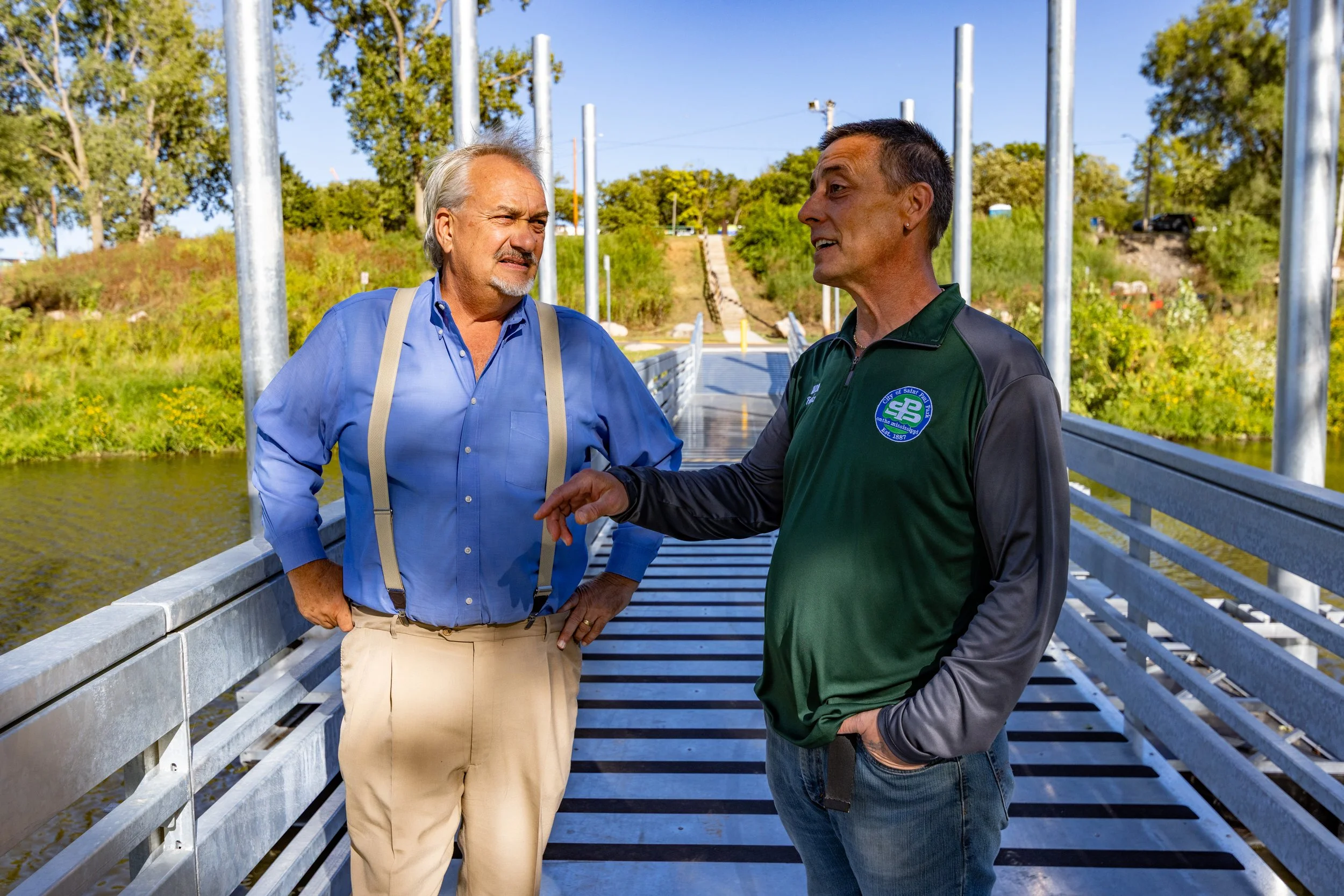 Lions Levee Park Bridge Dedication