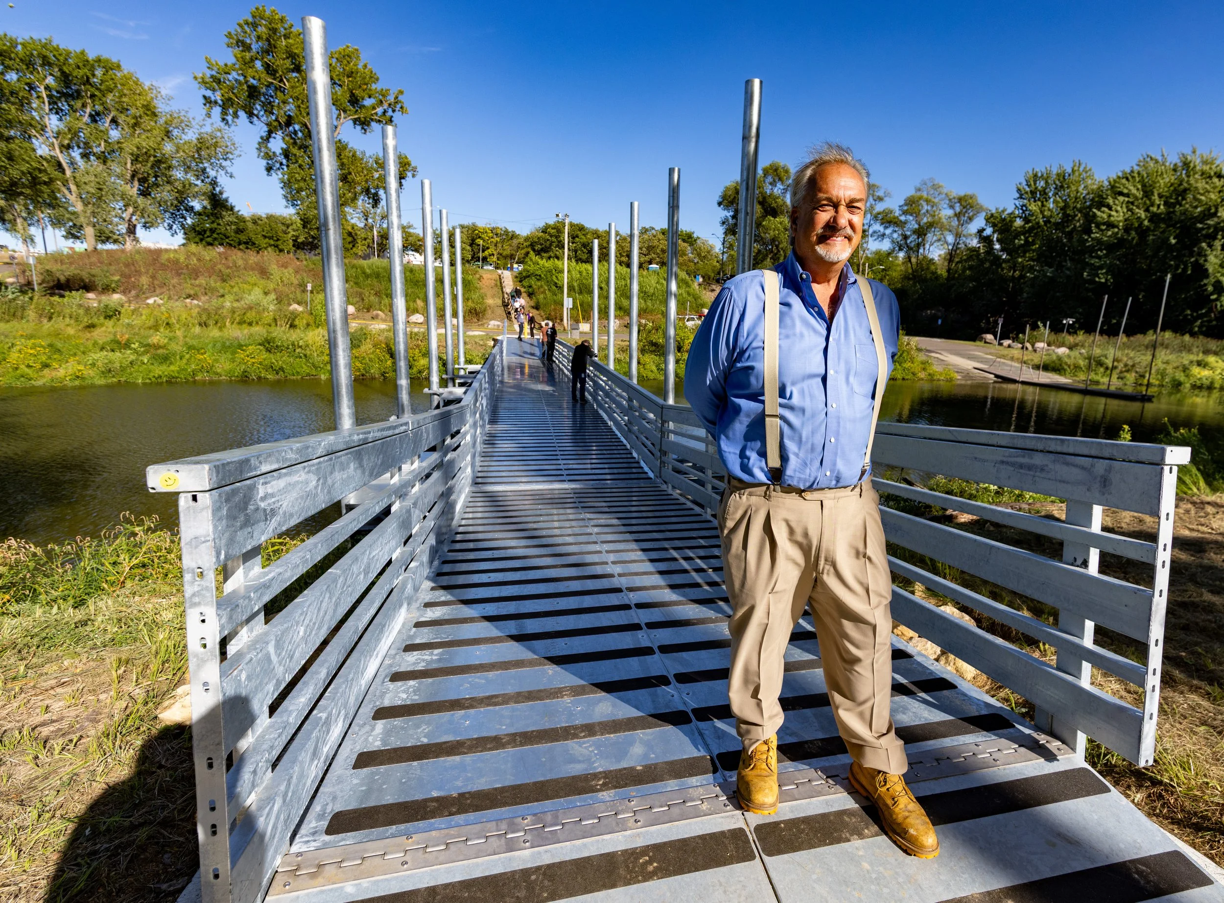 Lions Levee Park Bridge Dedication